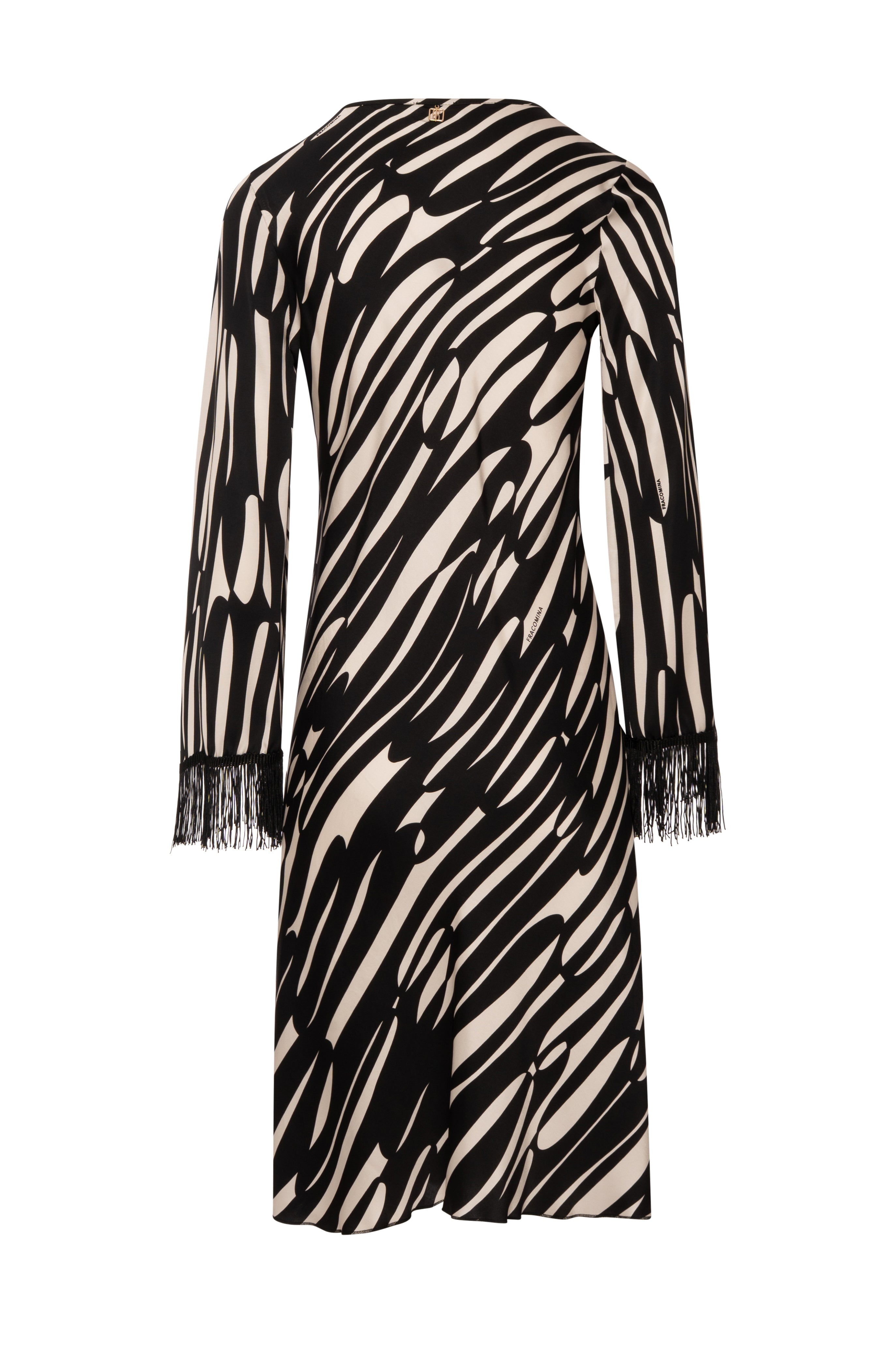 Dress regular fit middle length with conceptual pattern Fracomina FR26WD2020W583J4-K93-2