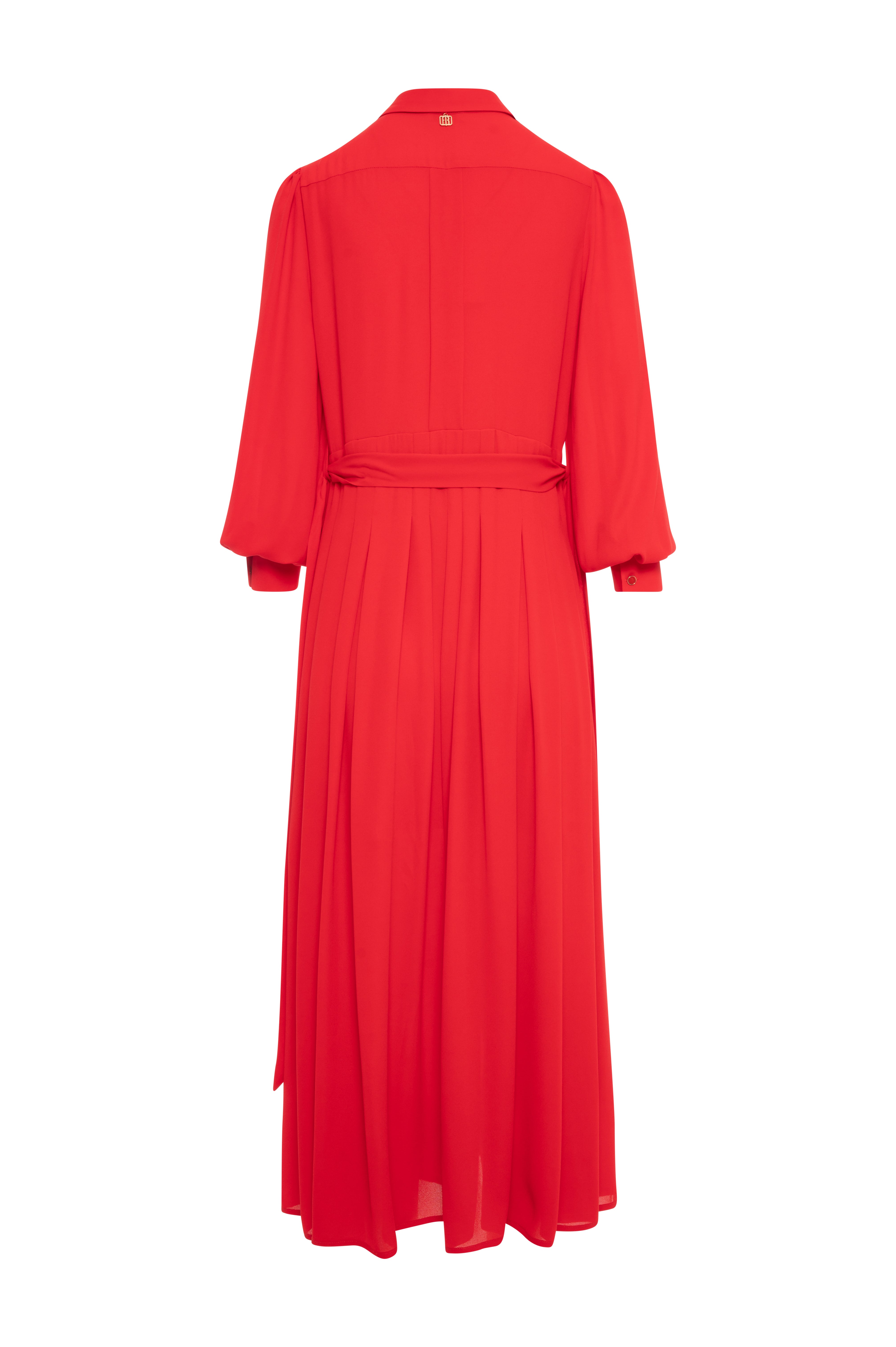 Chemisier dress regular fit made in georgette Fracomina FR26WD3007W41201-K38-2
