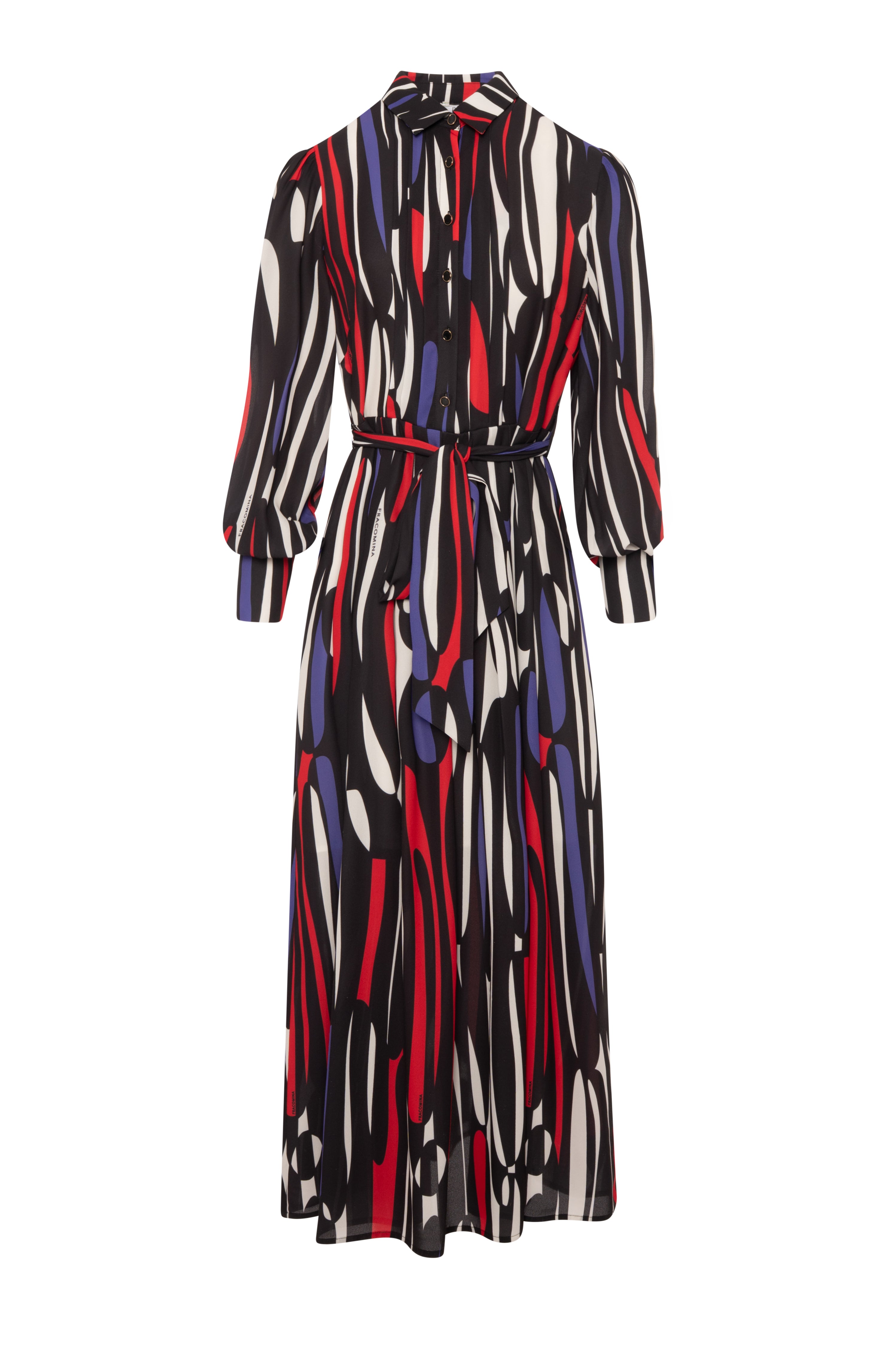 Chemisier dress regular fit with conceptual pattern Fracomina FR26WD3007W412J4-K37-1