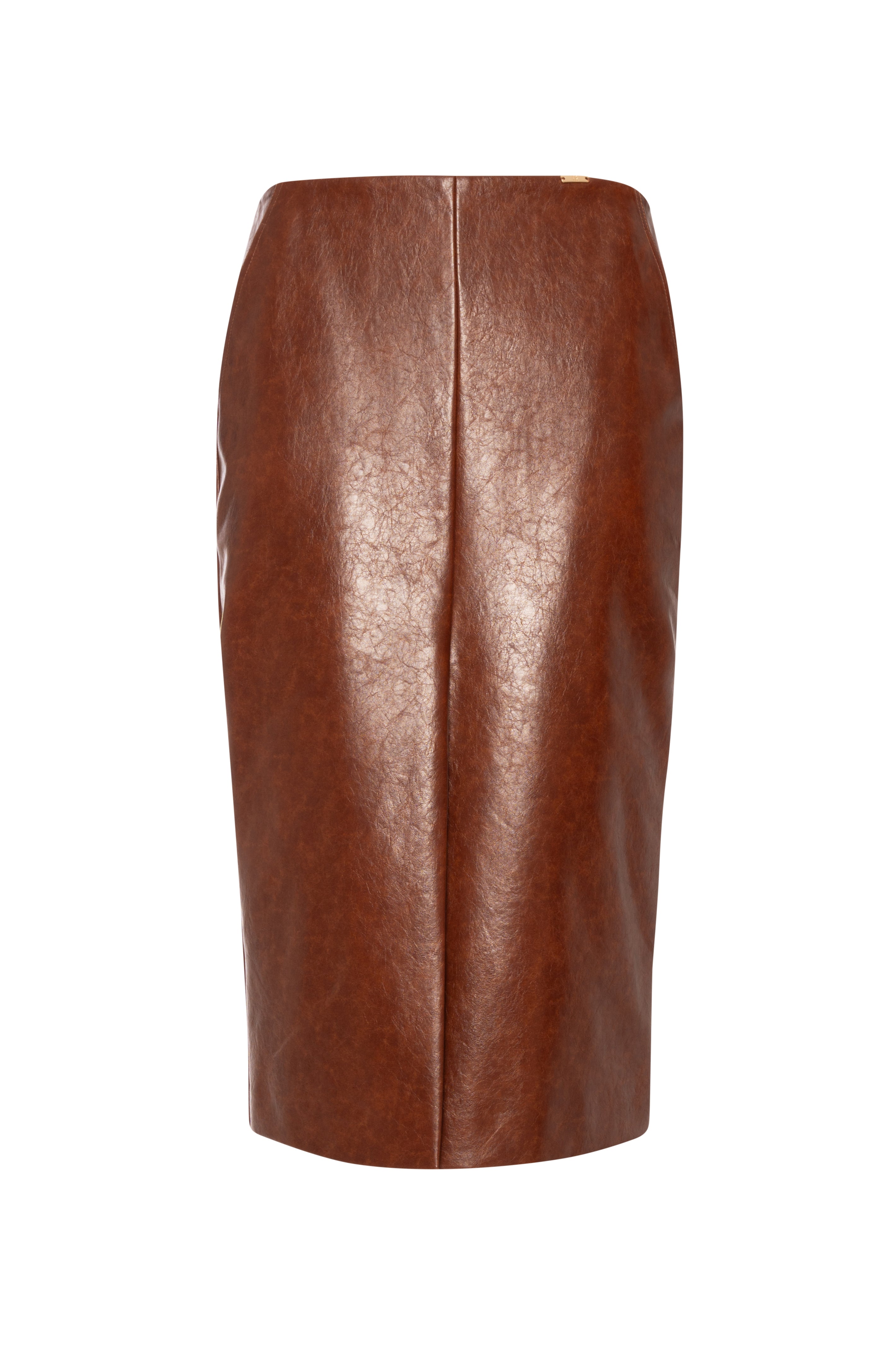 Sheath skirt slim fit middle length made in fake leather Fracomina FR26WG2005P411L9-KF2-1