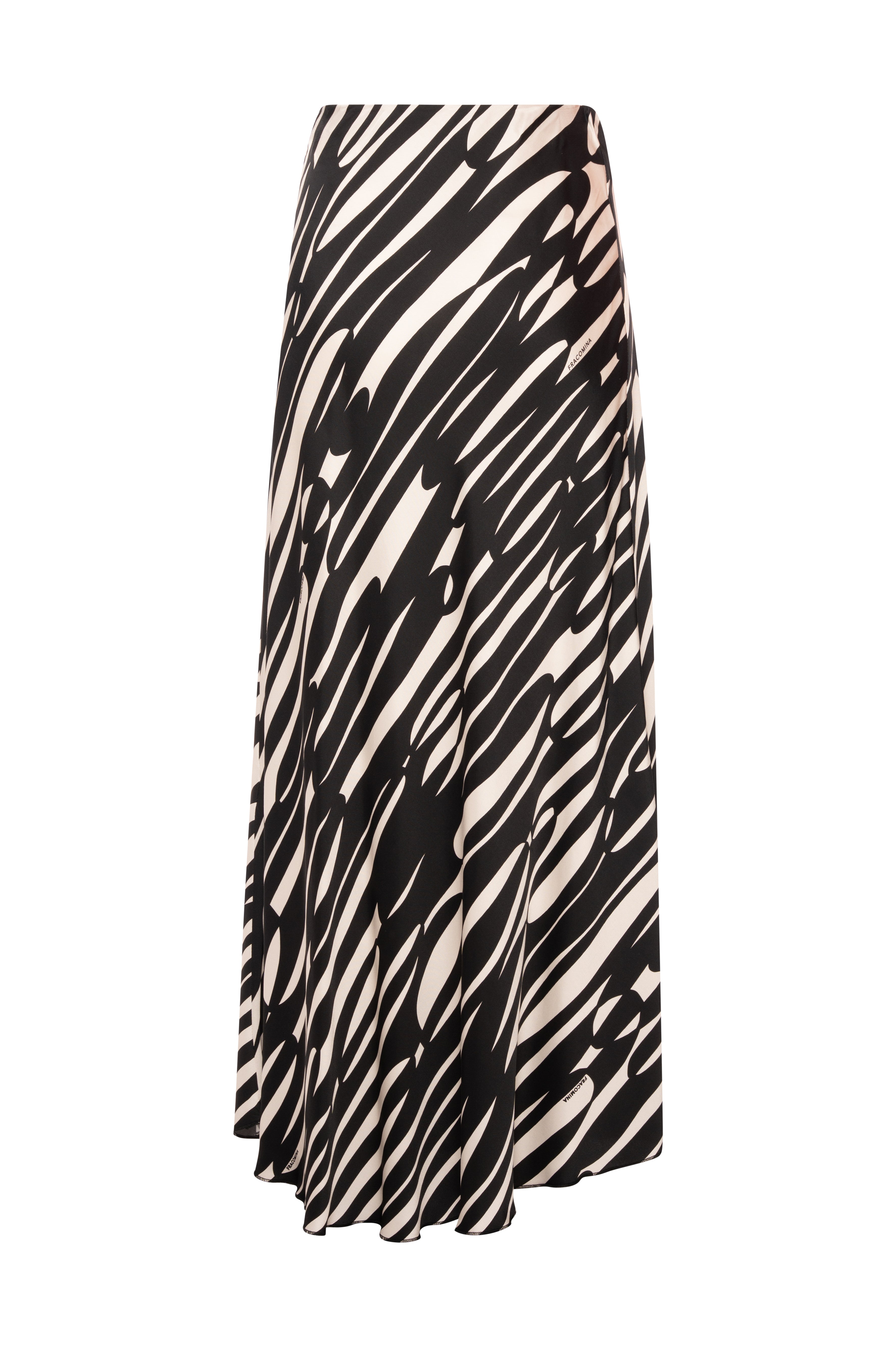 Long flare skirt with conceptual pattern Fracomina FR26WG3003W583J4-K93-2