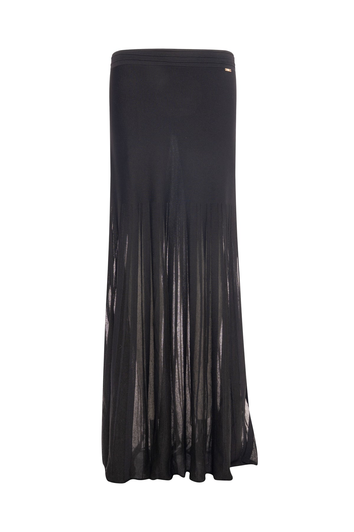 Long pleated skirt flare Fracomina FR26WG4004K416F9-K01-2