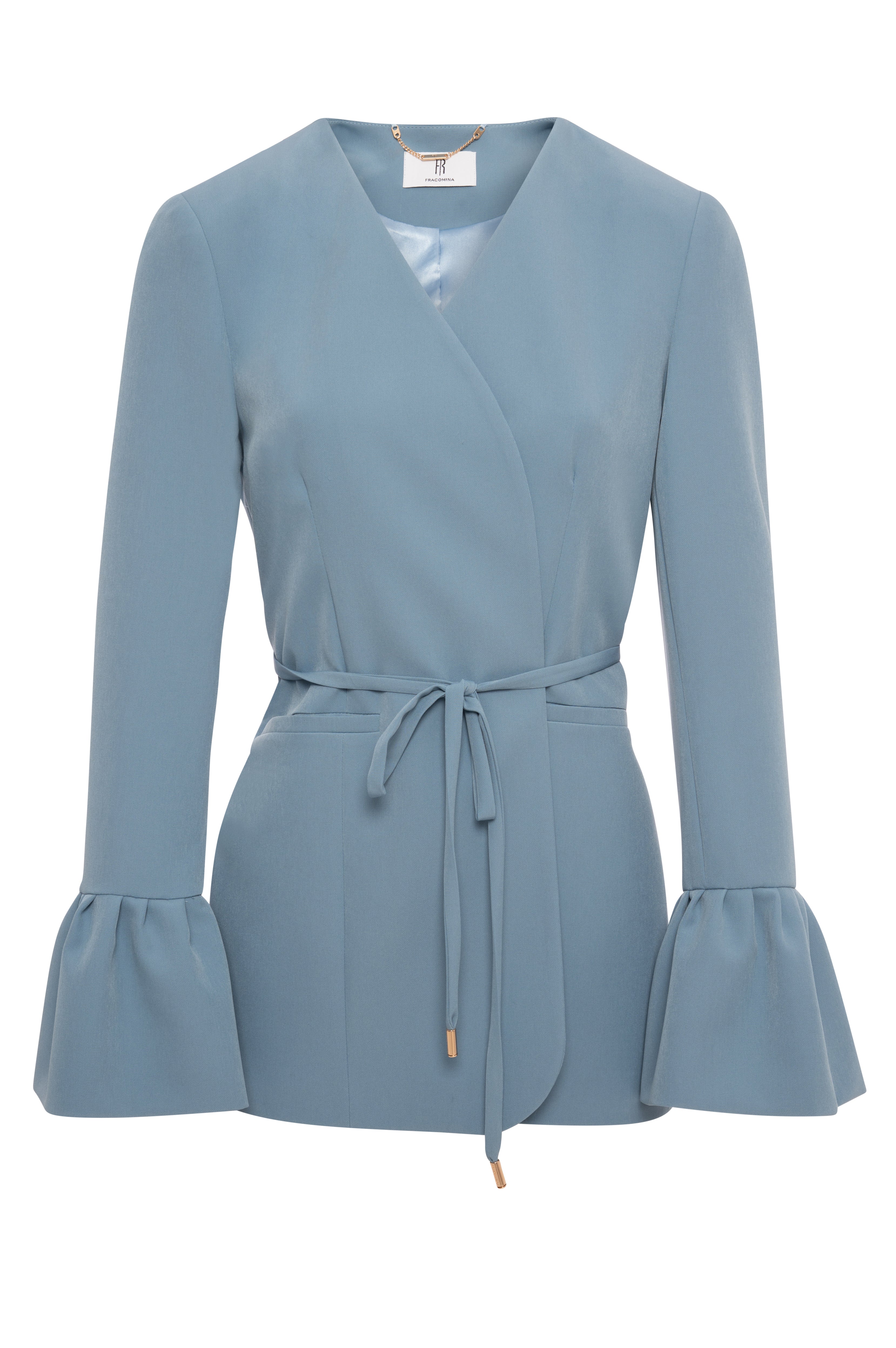 Blazer jacket regular fit with V-neck drop Fracomina FR26WJ2002W43601-KB1-1