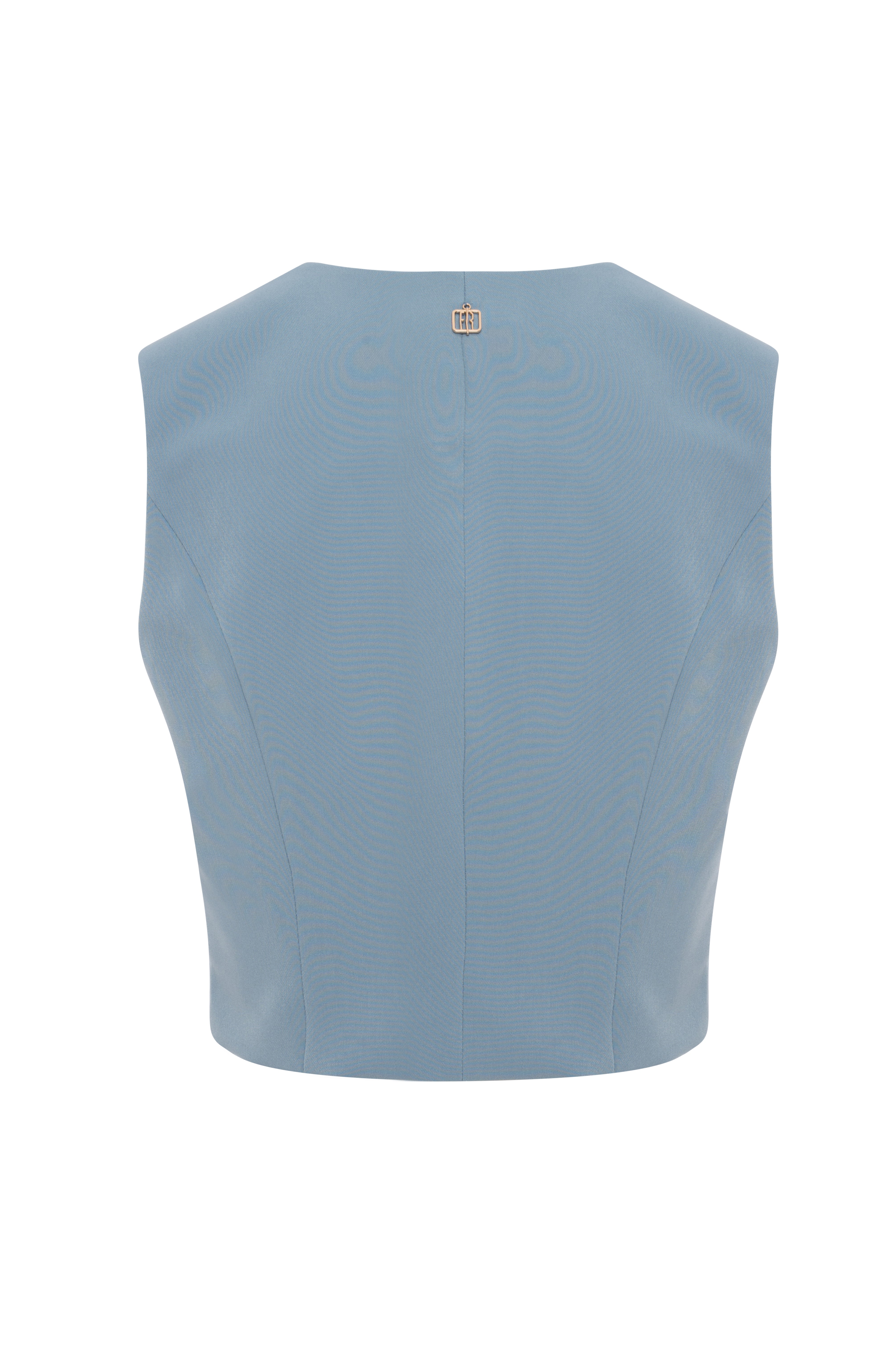 Gilet regular fit with V-neck drop Fracomina FR26WJ5005W42901-KB1-2