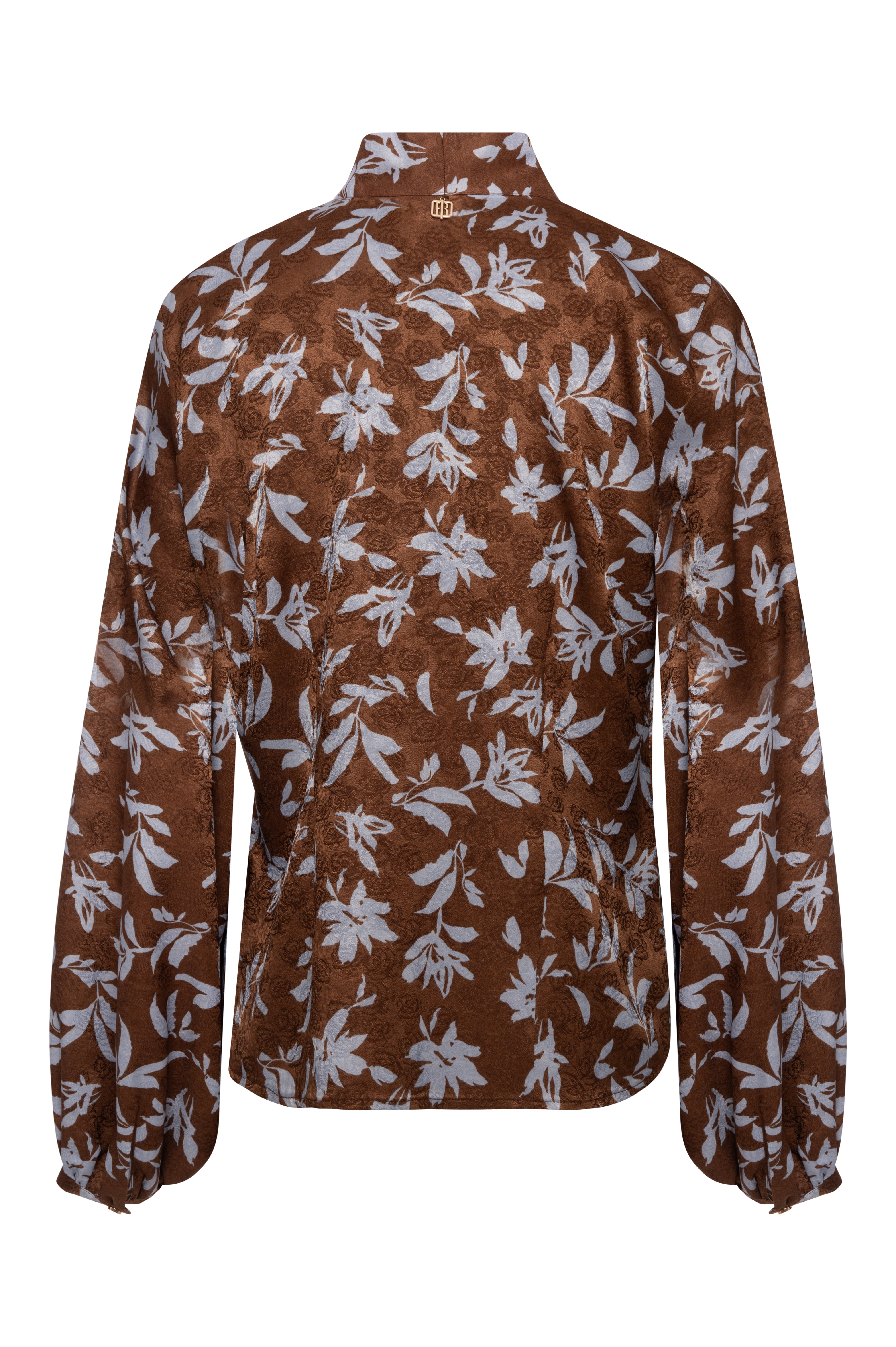 Blouse regular fit with flowery pattern Fracomina FR26WT1009W411K2-KH1-2