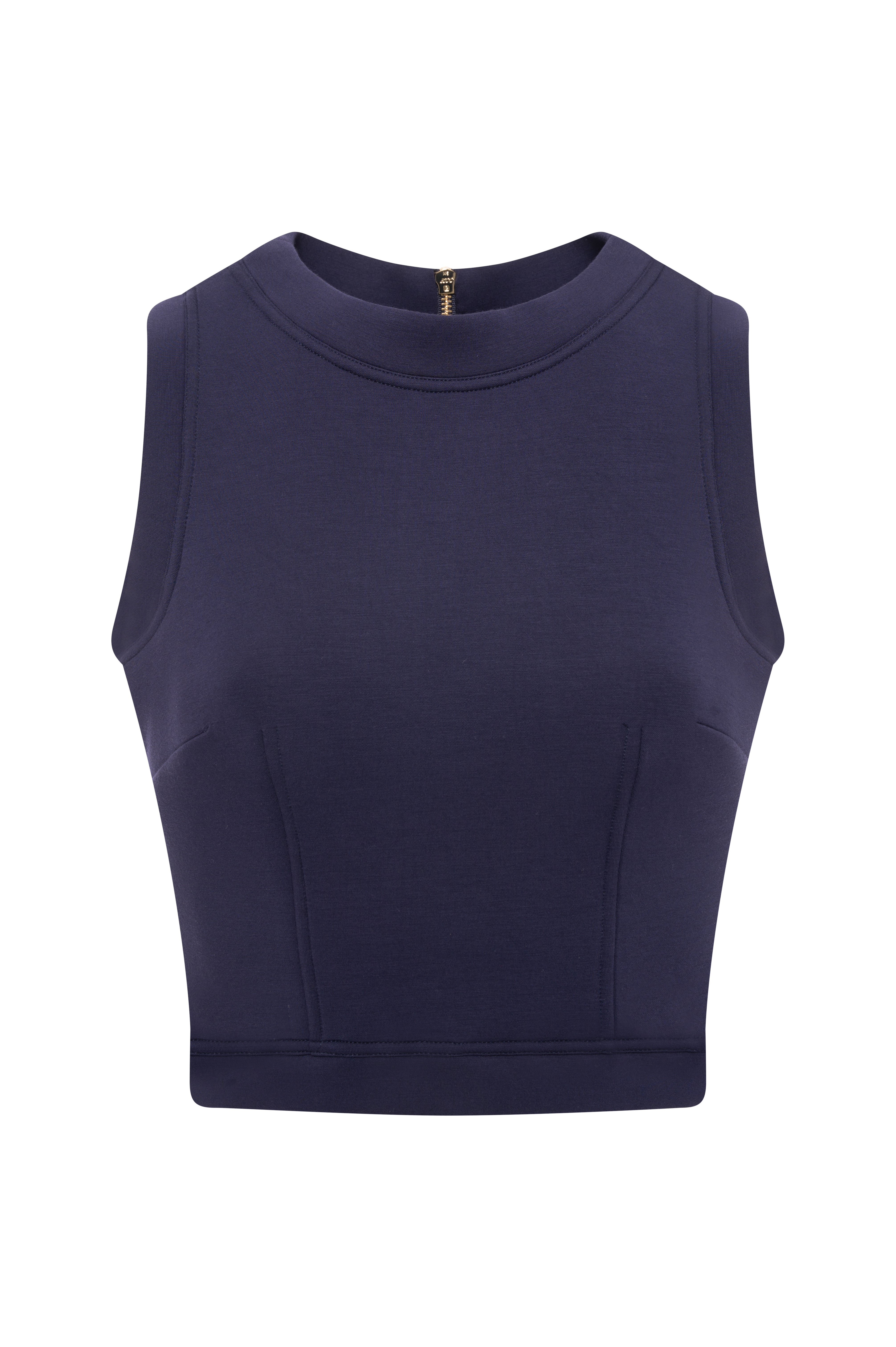 Tank top slim fit made in fleece Fracomina FR26WT2010F41601-K60-1