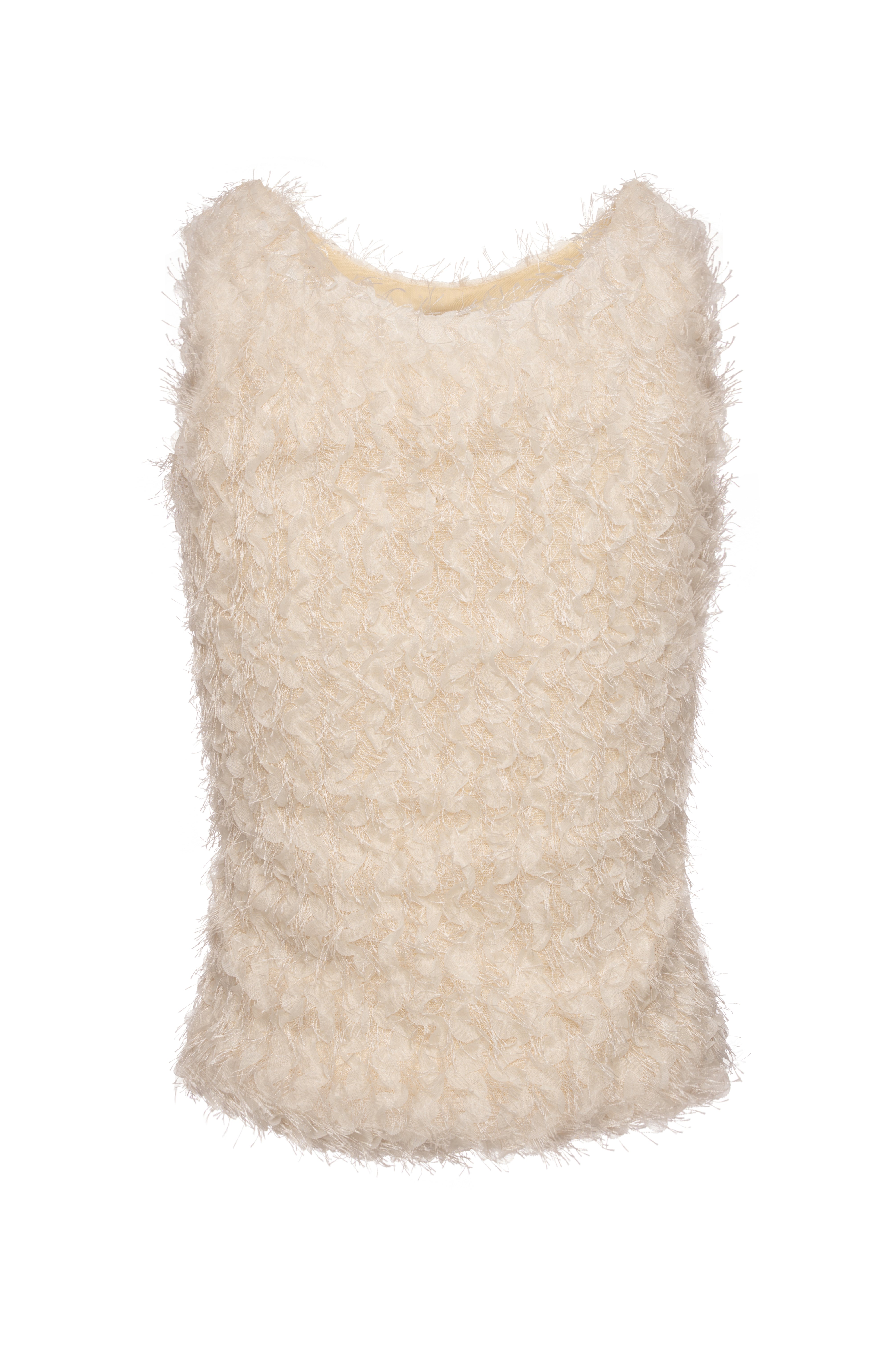 Tank top made in fil coupè fabric Fracomina FR26WT2018J49501-K17-1