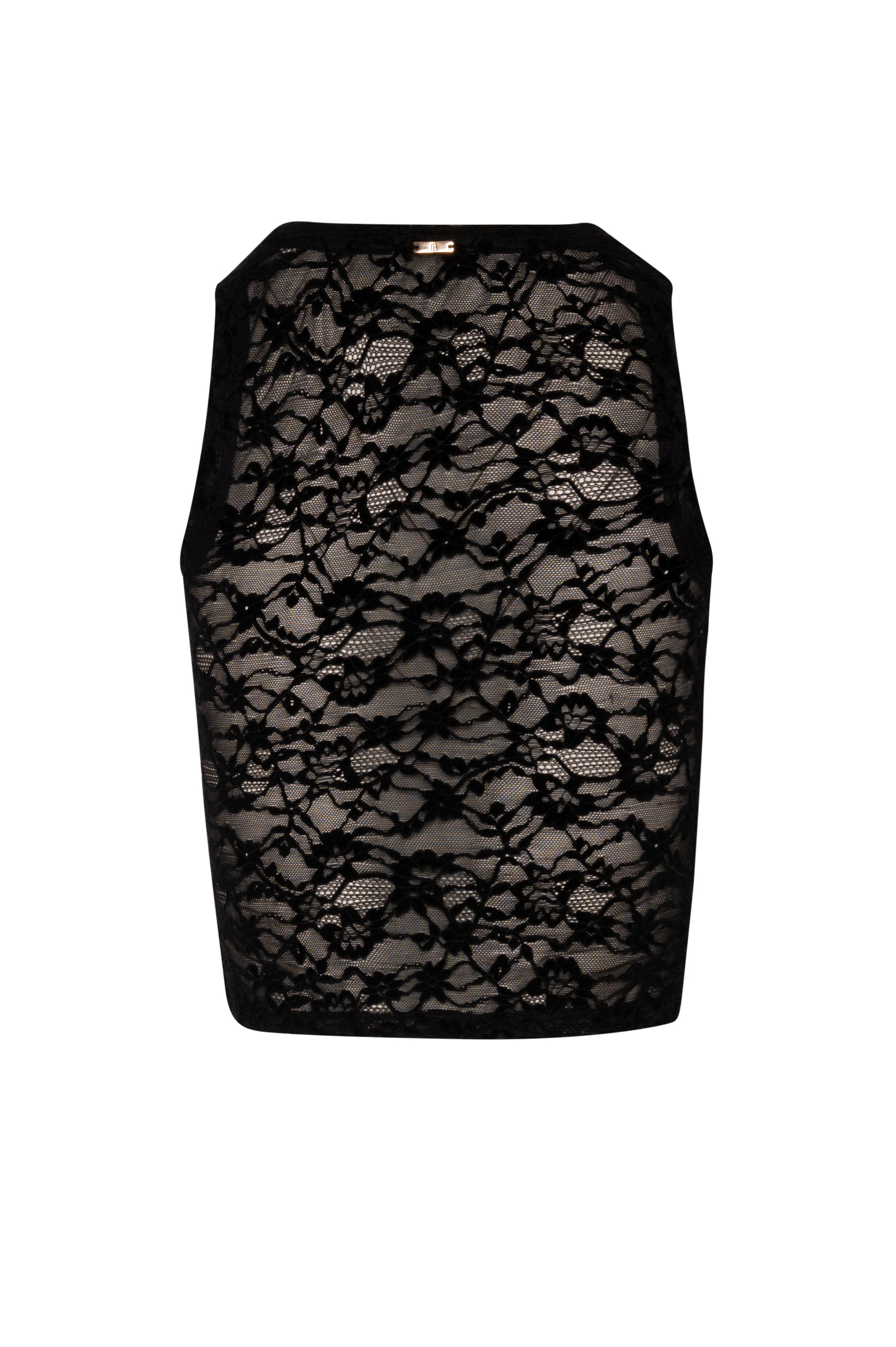 Tank top slim fit made in lace Fracomina FR26WT2019J45601-K01-2
