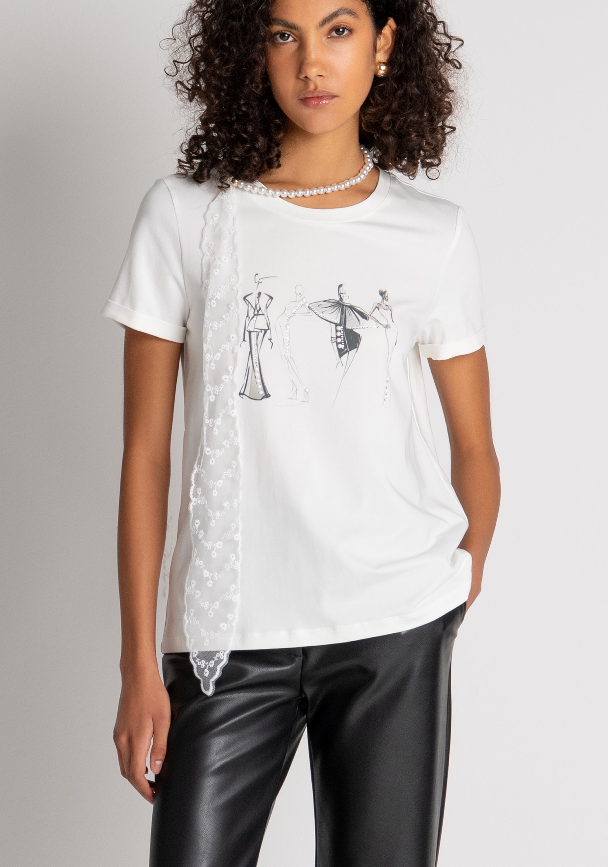 T-shirt regular fit made in cotton jersey Fracomina FR26WT3018J401N5-108-2