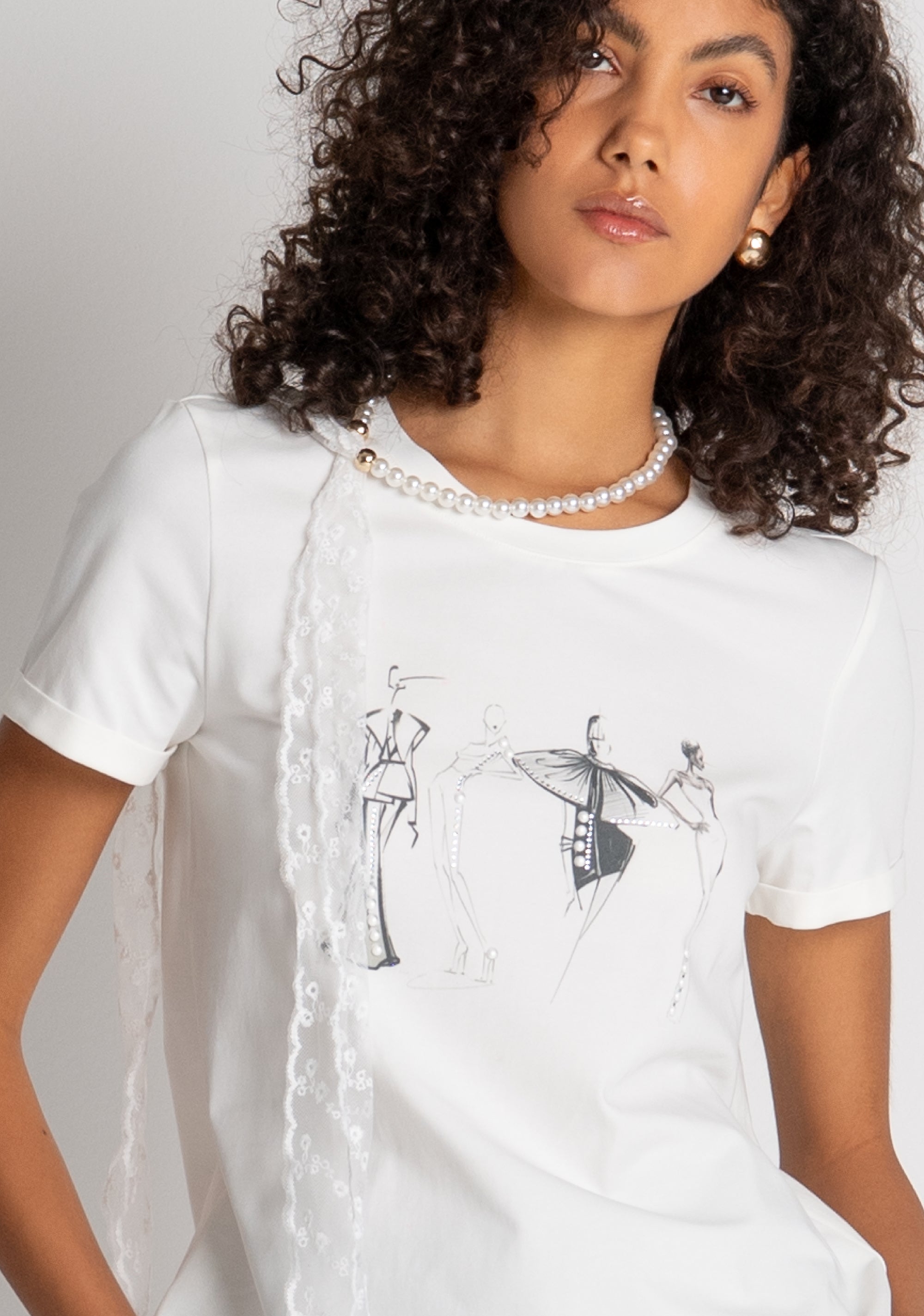 T-shirt regular fit made in cotton jersey Fracomina FR26WT3018J401N5-108-3