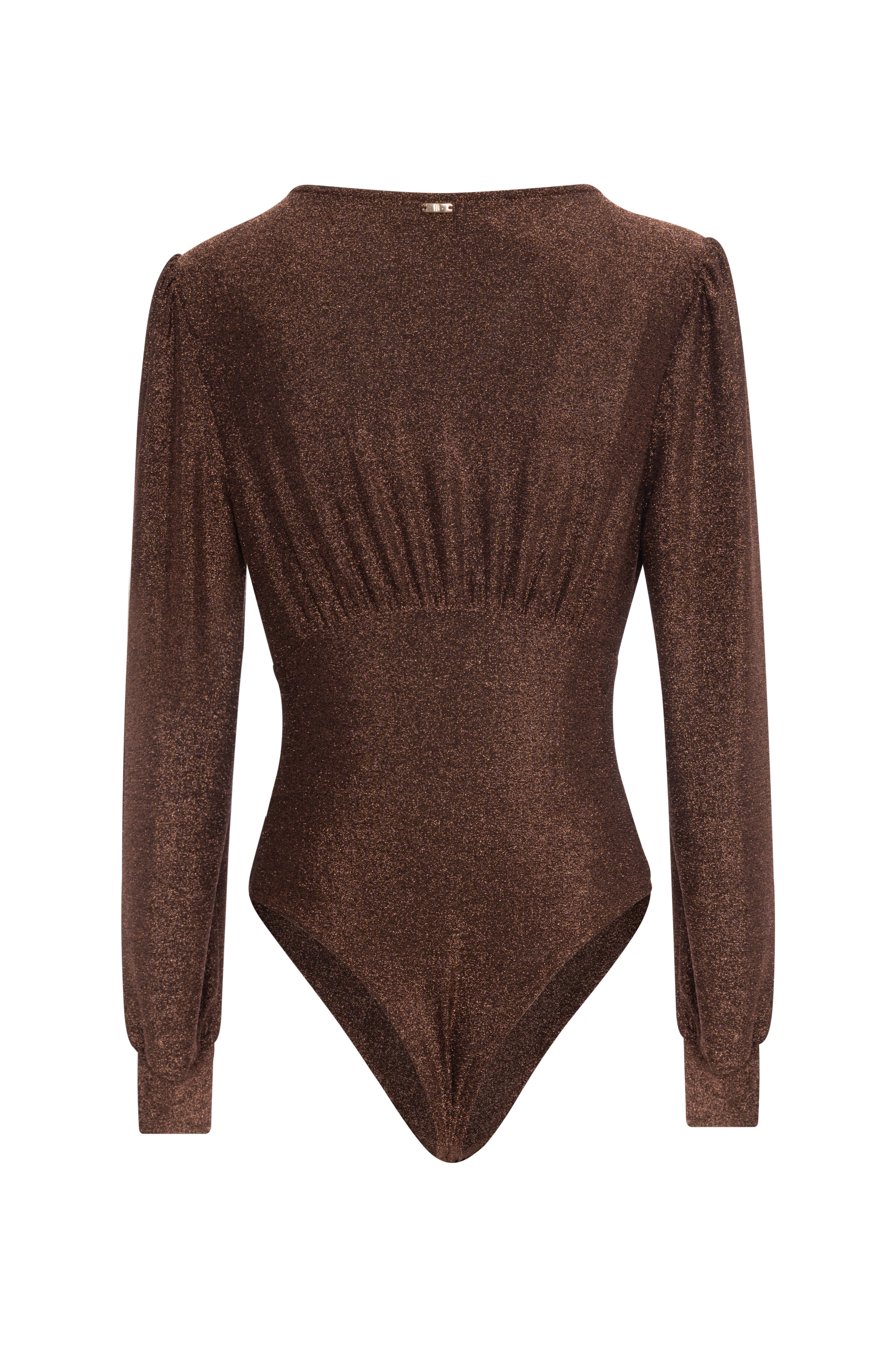 Body slim fit with lurex Fracomina FR26WT5001J453Q7-KG9-2