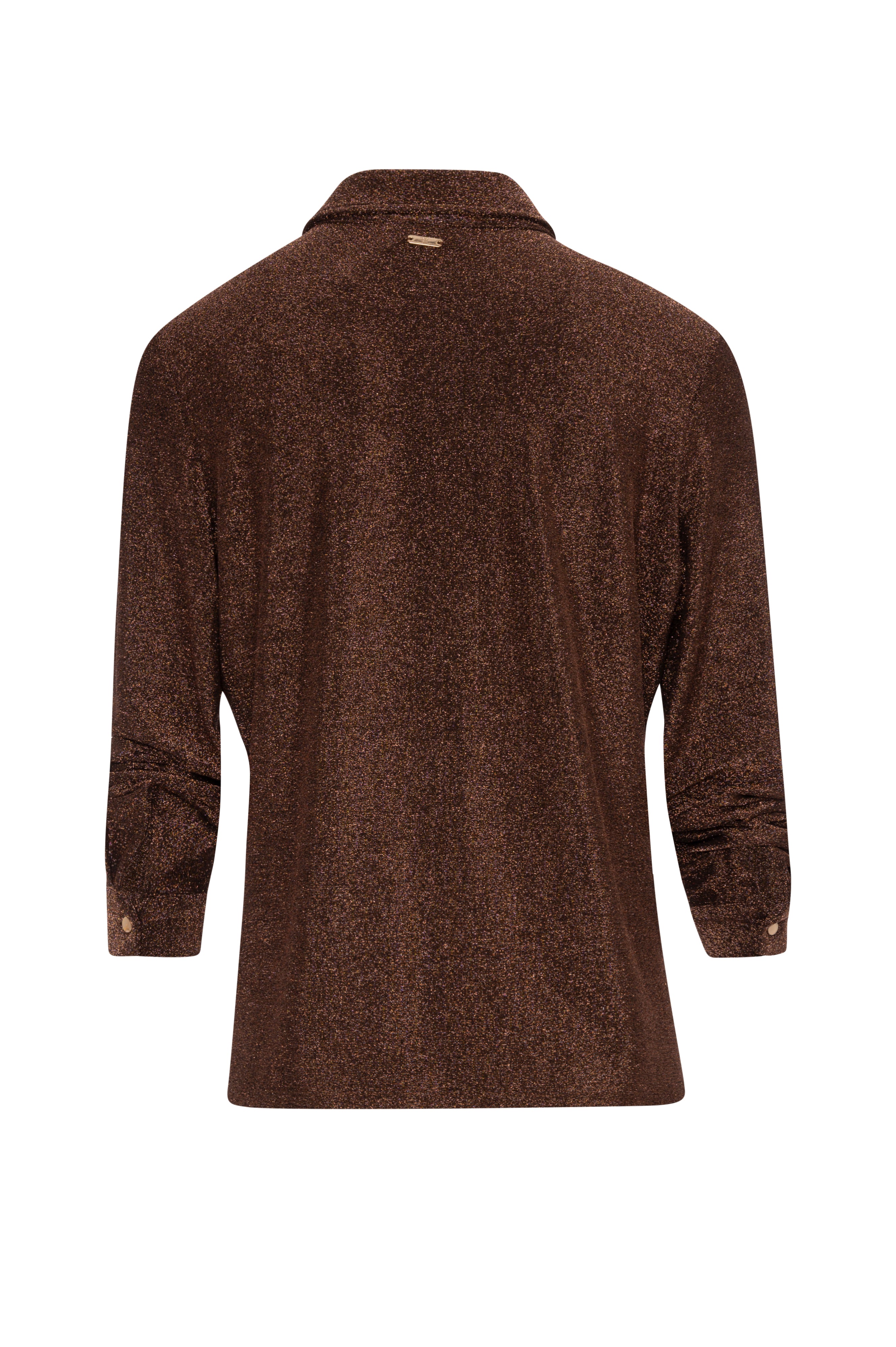 Shirt slim fit with lurex Fracomina FR26WT6001J453Q7-KG9-2