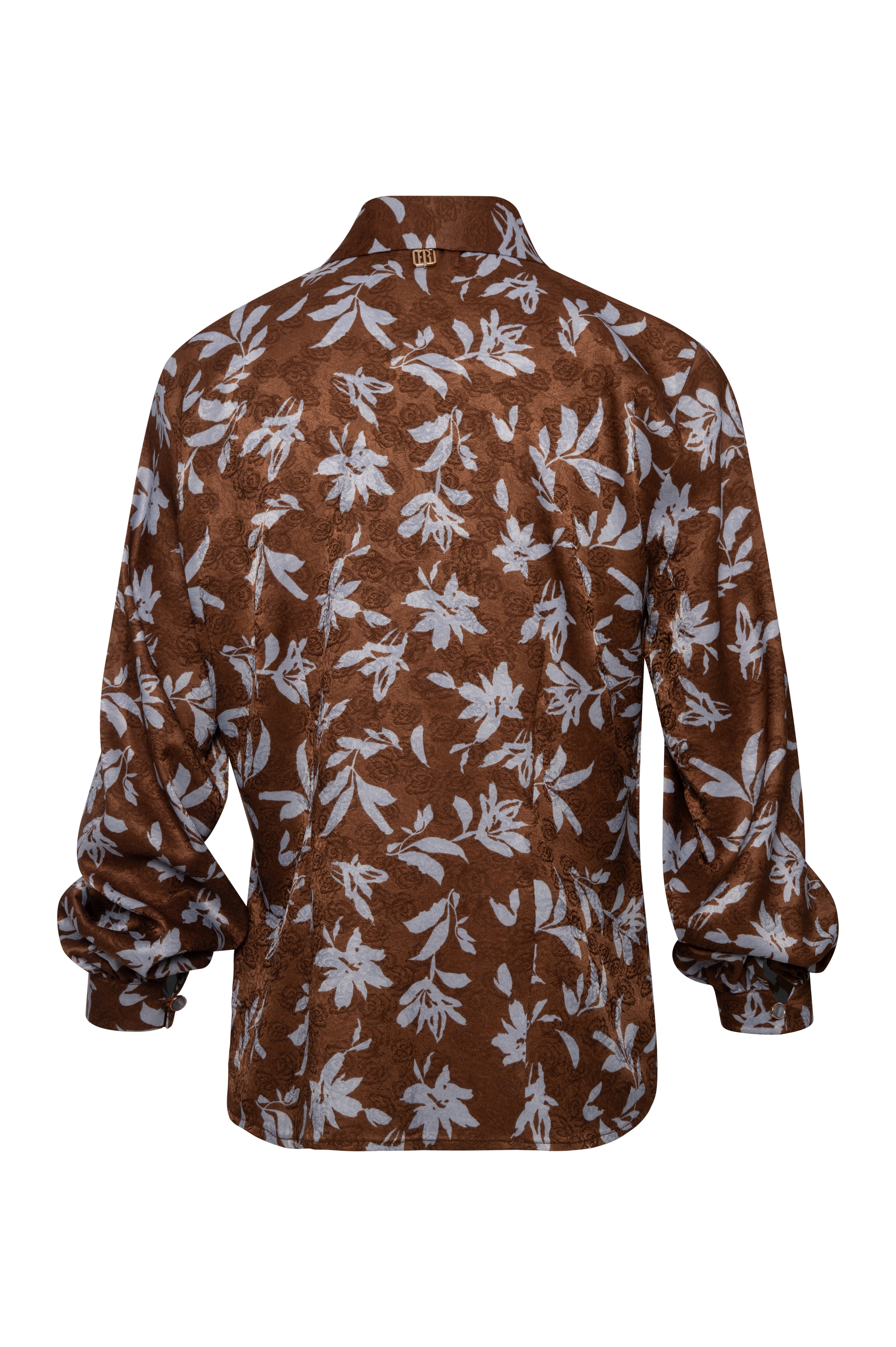 Shirt regular fit with flowery pattern Fracomina FR26WT6001W411K2-KH1-2