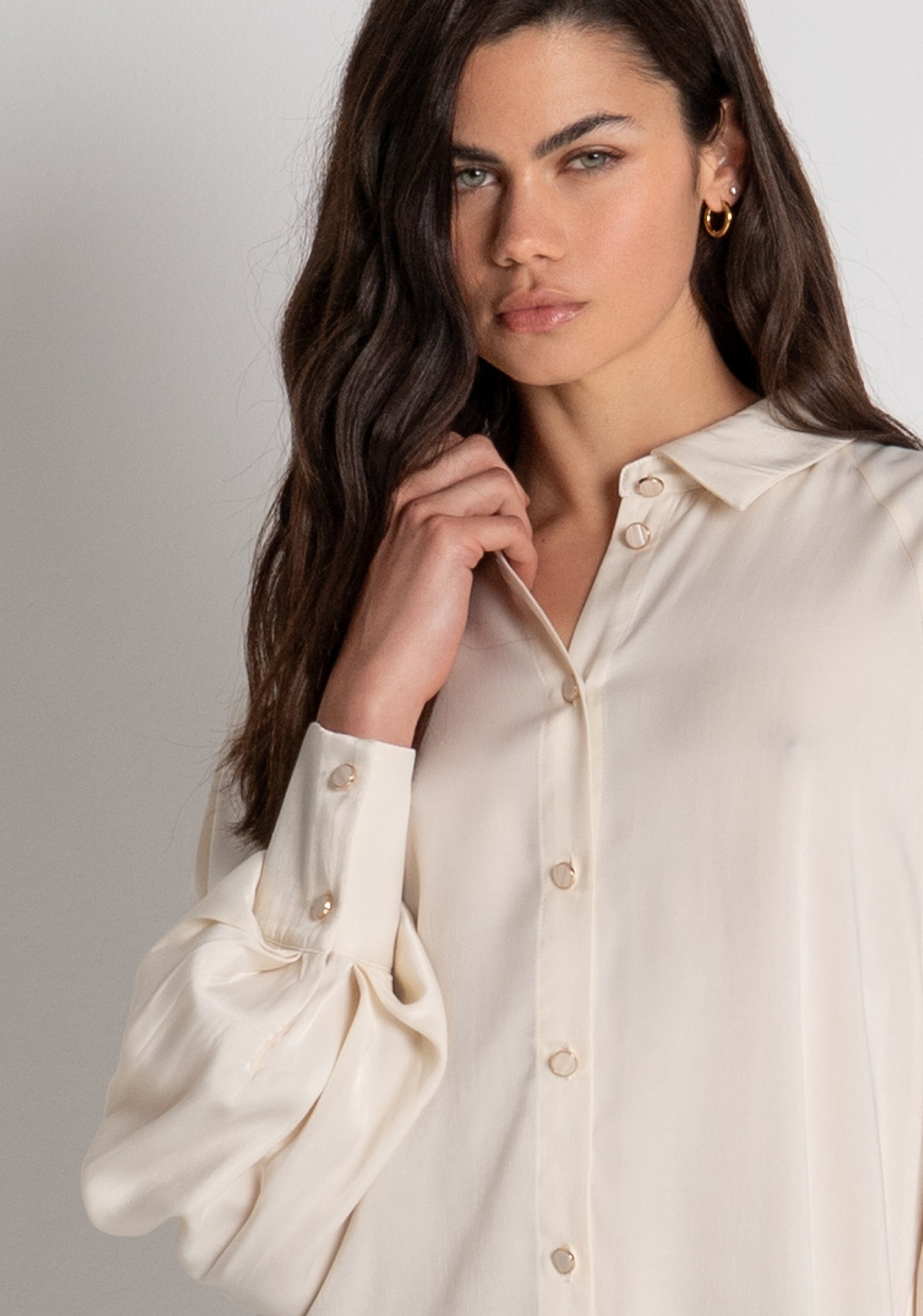 Shirt flare with viscose Fracomina FR26WT6003W49201-484-2