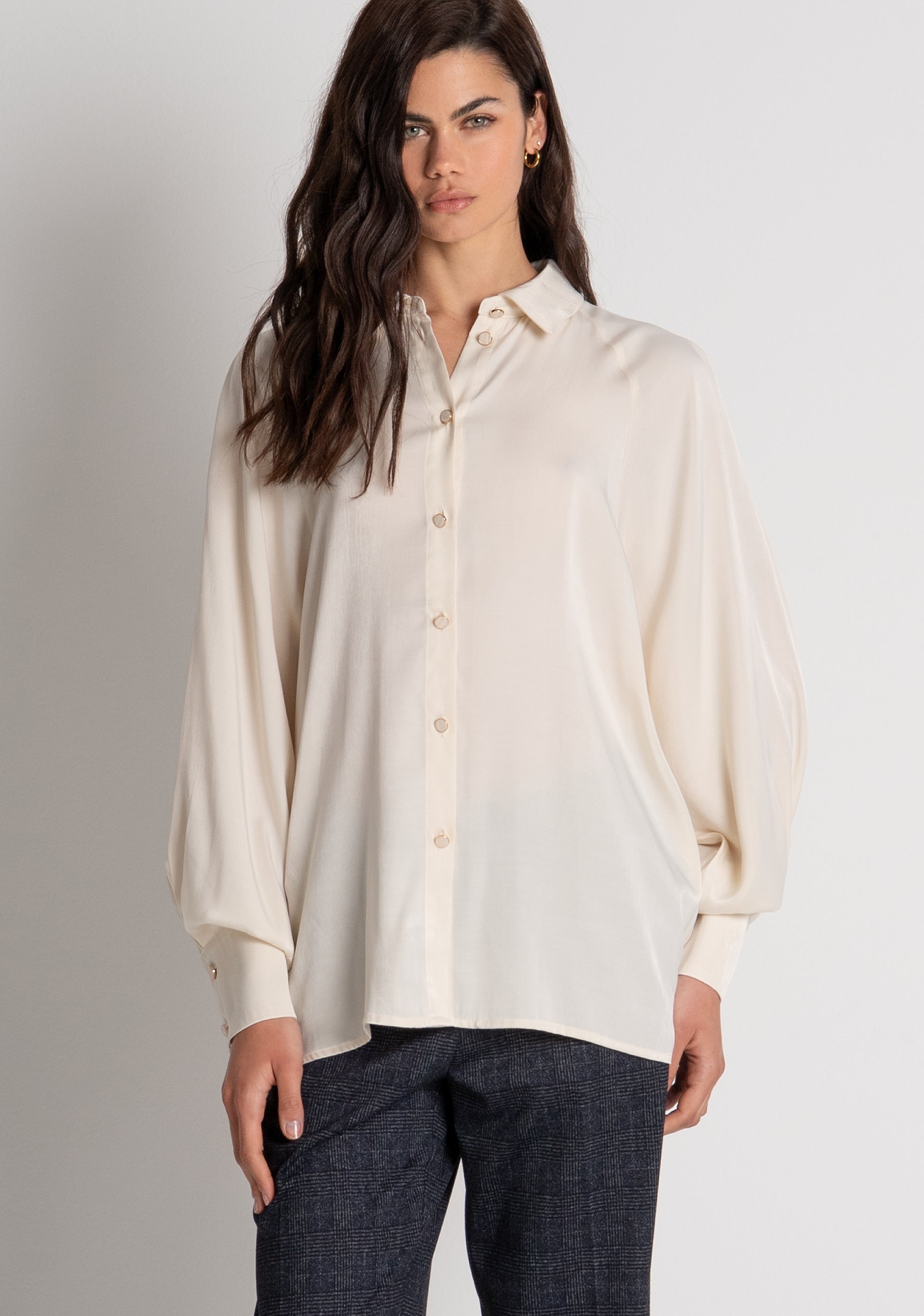 Shirt flare with viscose Fracomina FR26WT6003W49201-484-3
