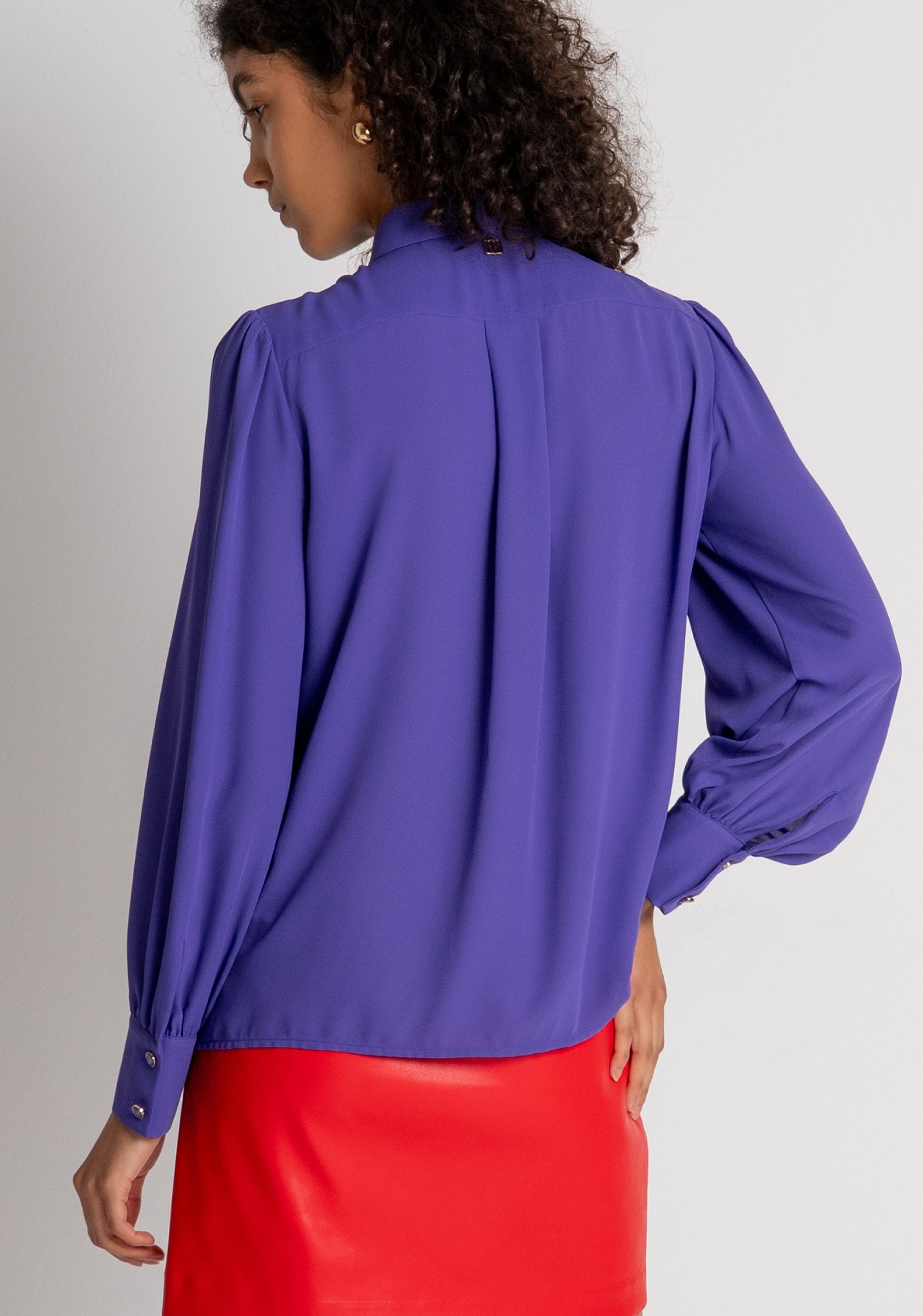 Shirt regular fit made in georgette Fracomina FR26WT6019W41201-4