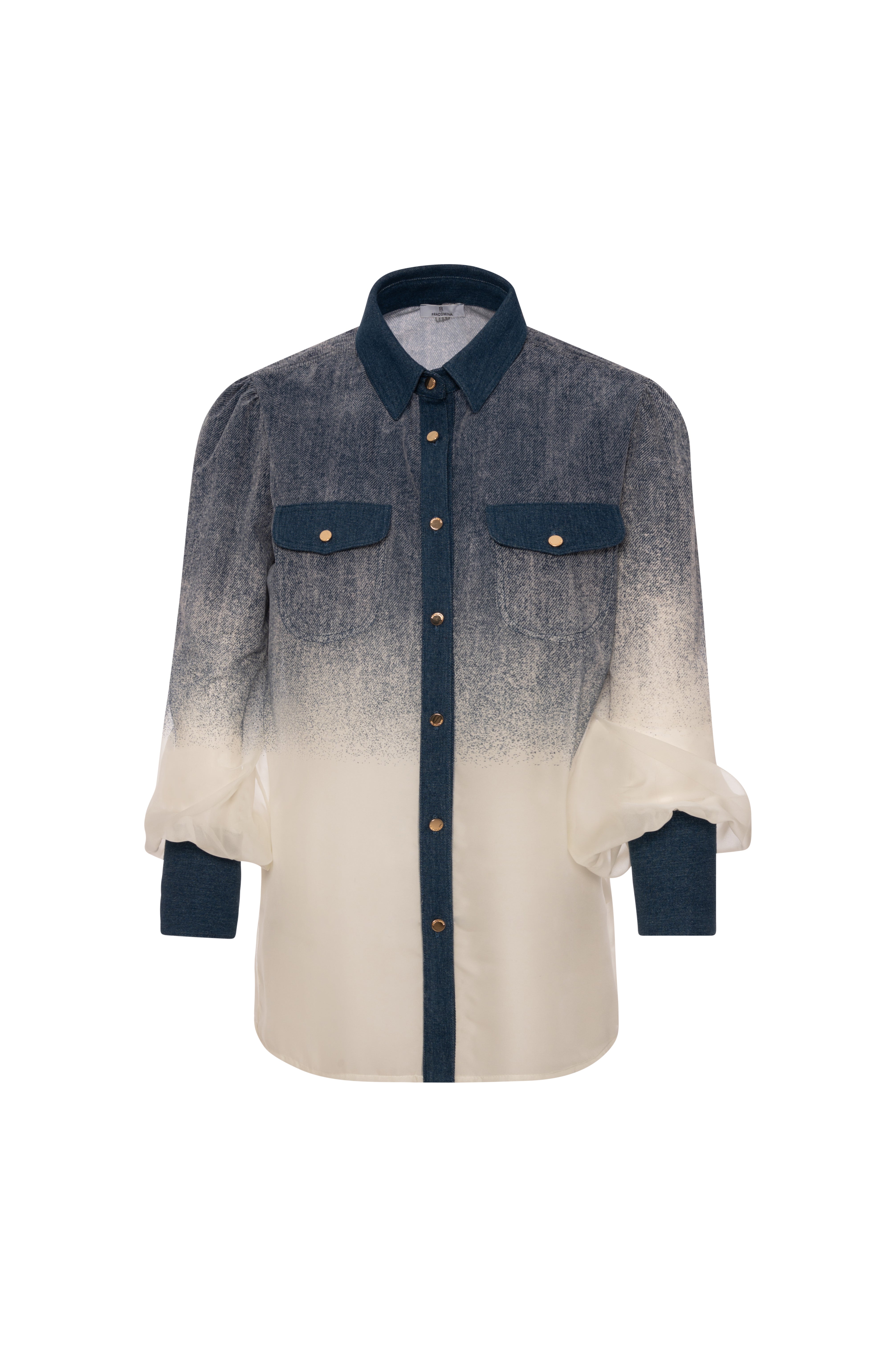 Shirt regular fit with fading effect Fracomina FR26WT6023W775Q1-KH7-1