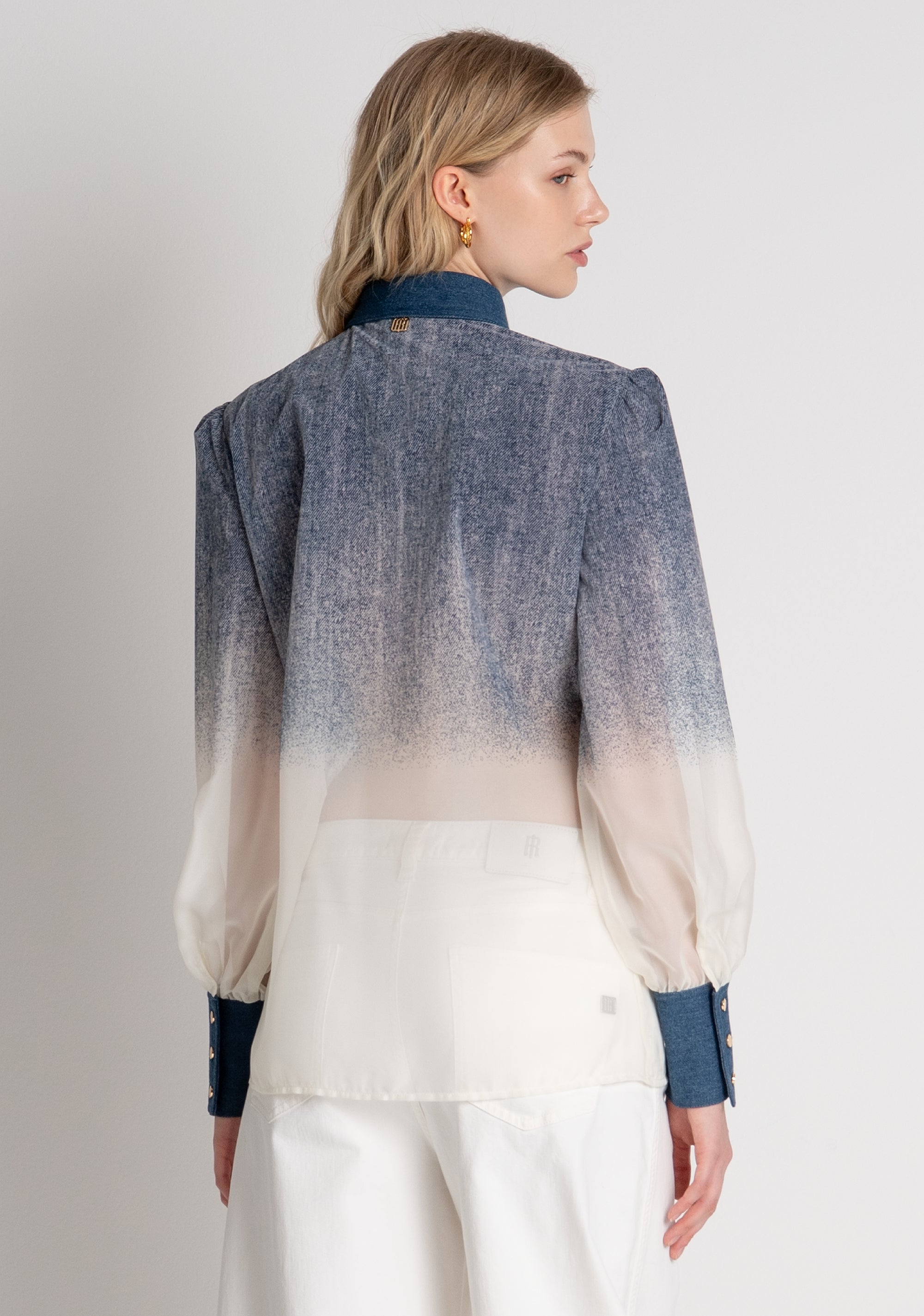 Shirt regular fit with fading effect Fracomina FR26WT6023W775Q1-M64-4