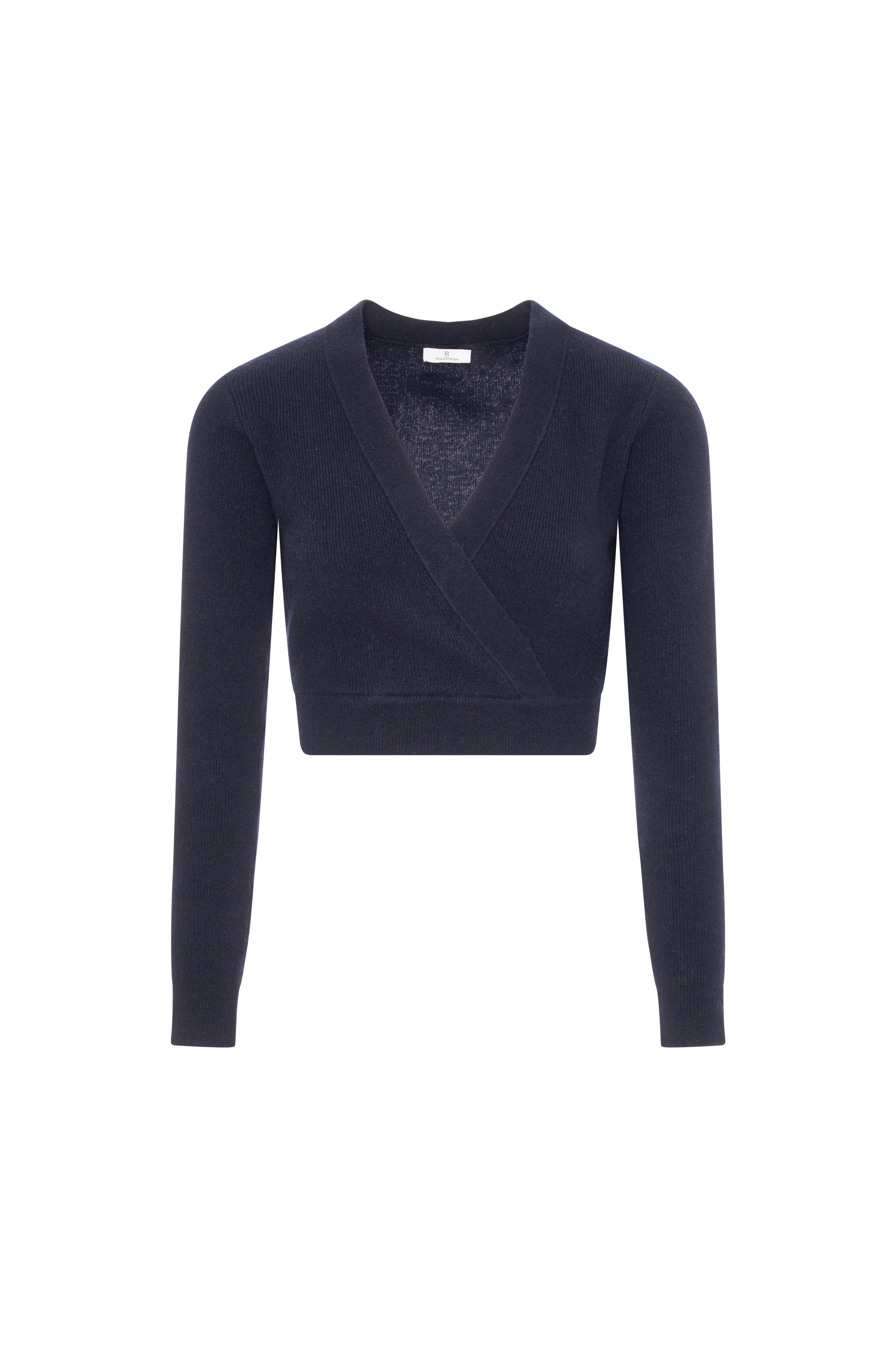 Knitwear slim fit cropped made in wool Fracomina FR26WT7017K47301-K60-1