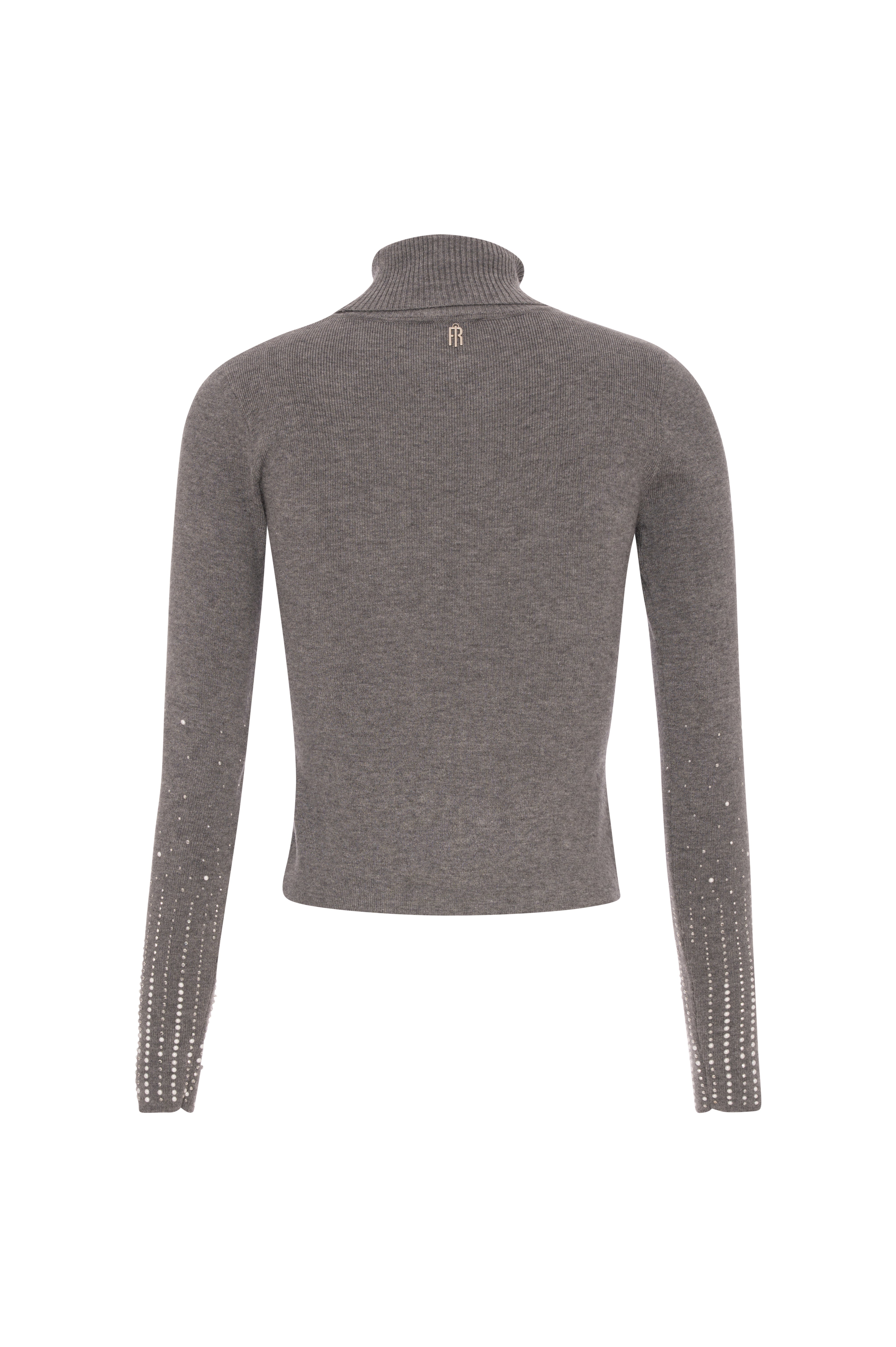 Knitwear slim fit with shiny applications Fracomina FR26WT7021K506R9-KE9-2