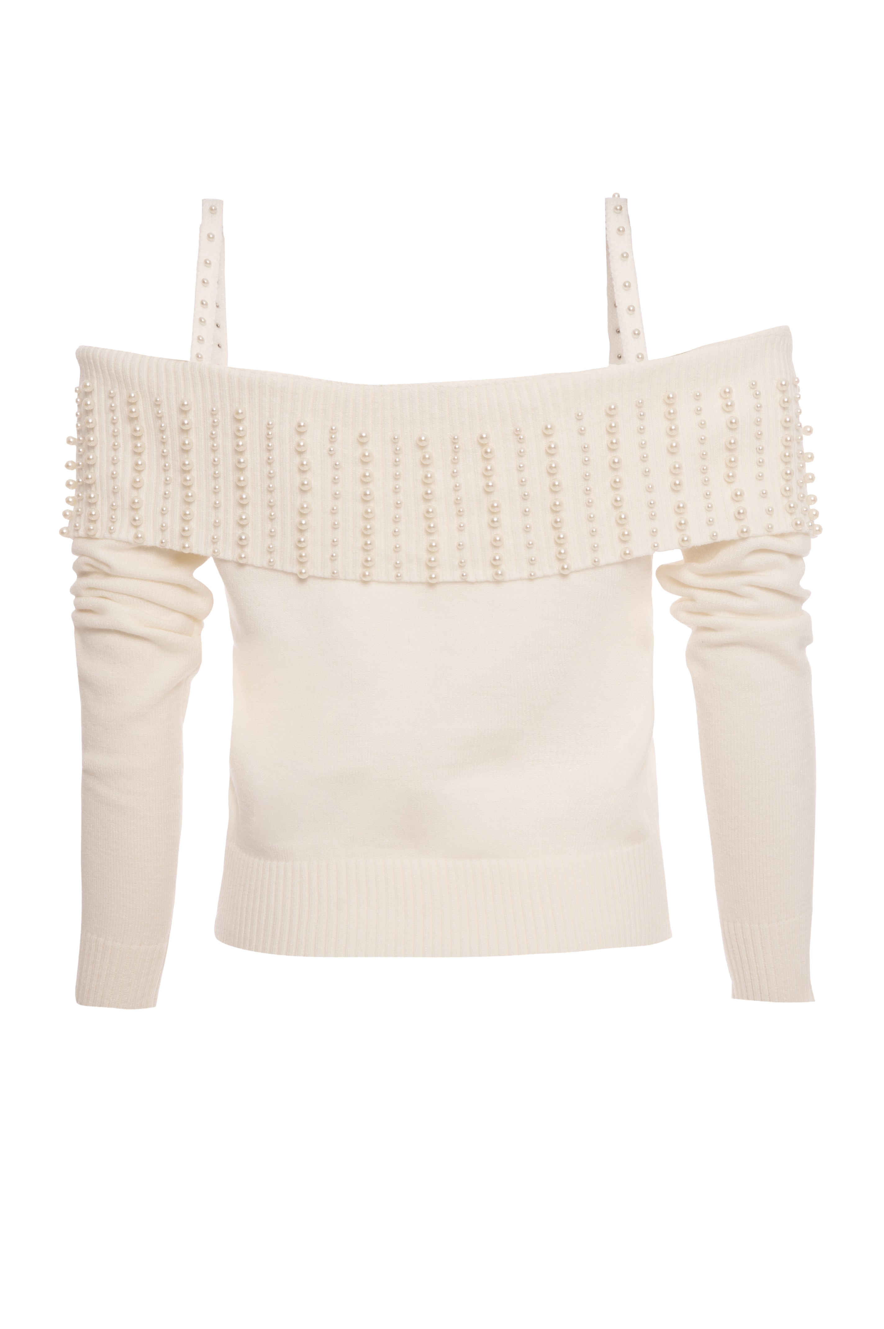 Knitwear slim fit with pearls Fracomina FR26WT7025K506R9-108-2