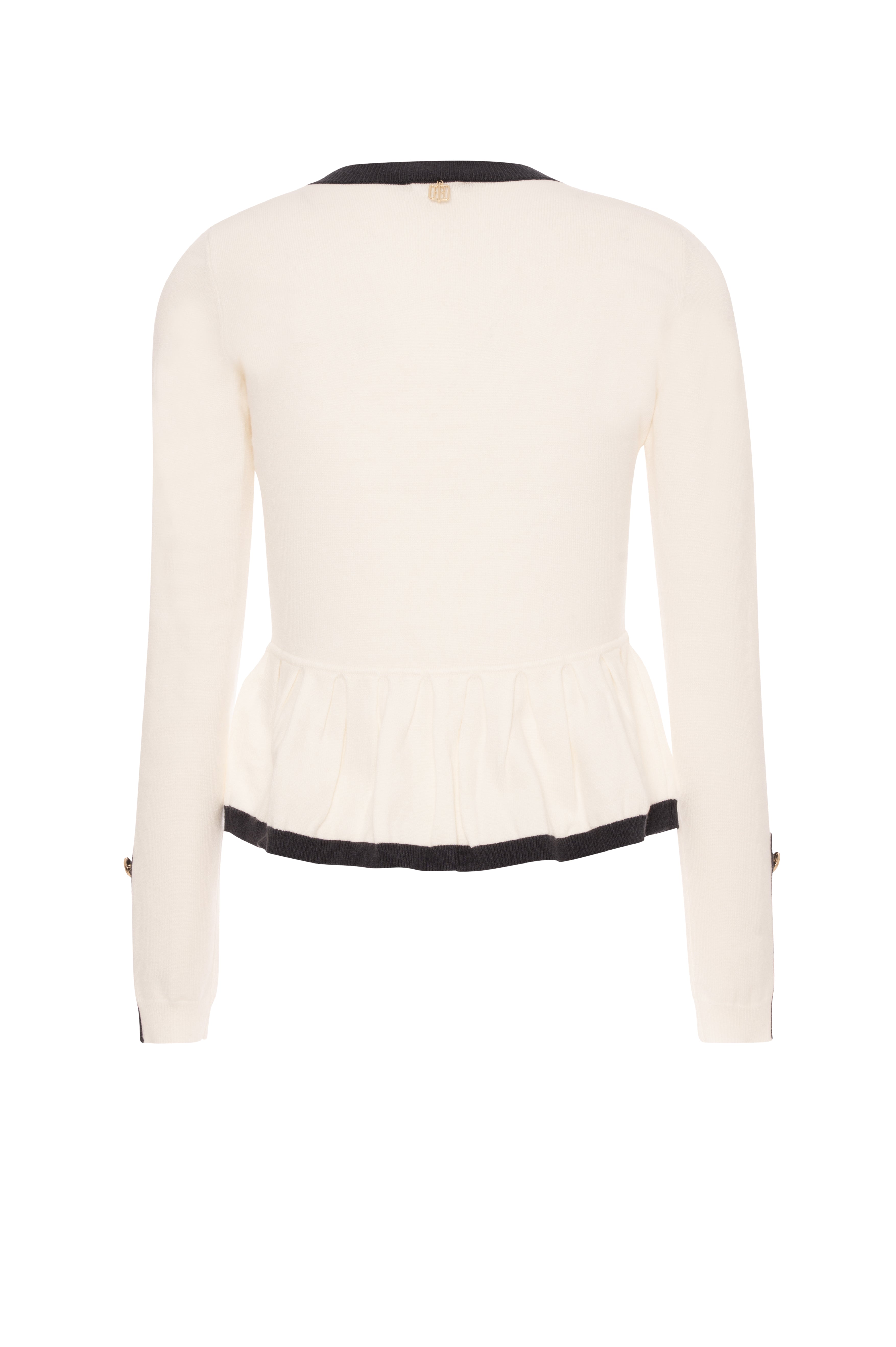 Knitted cardigan slim fit double colour Fracomina FR26WT8017K50401-KG8-2