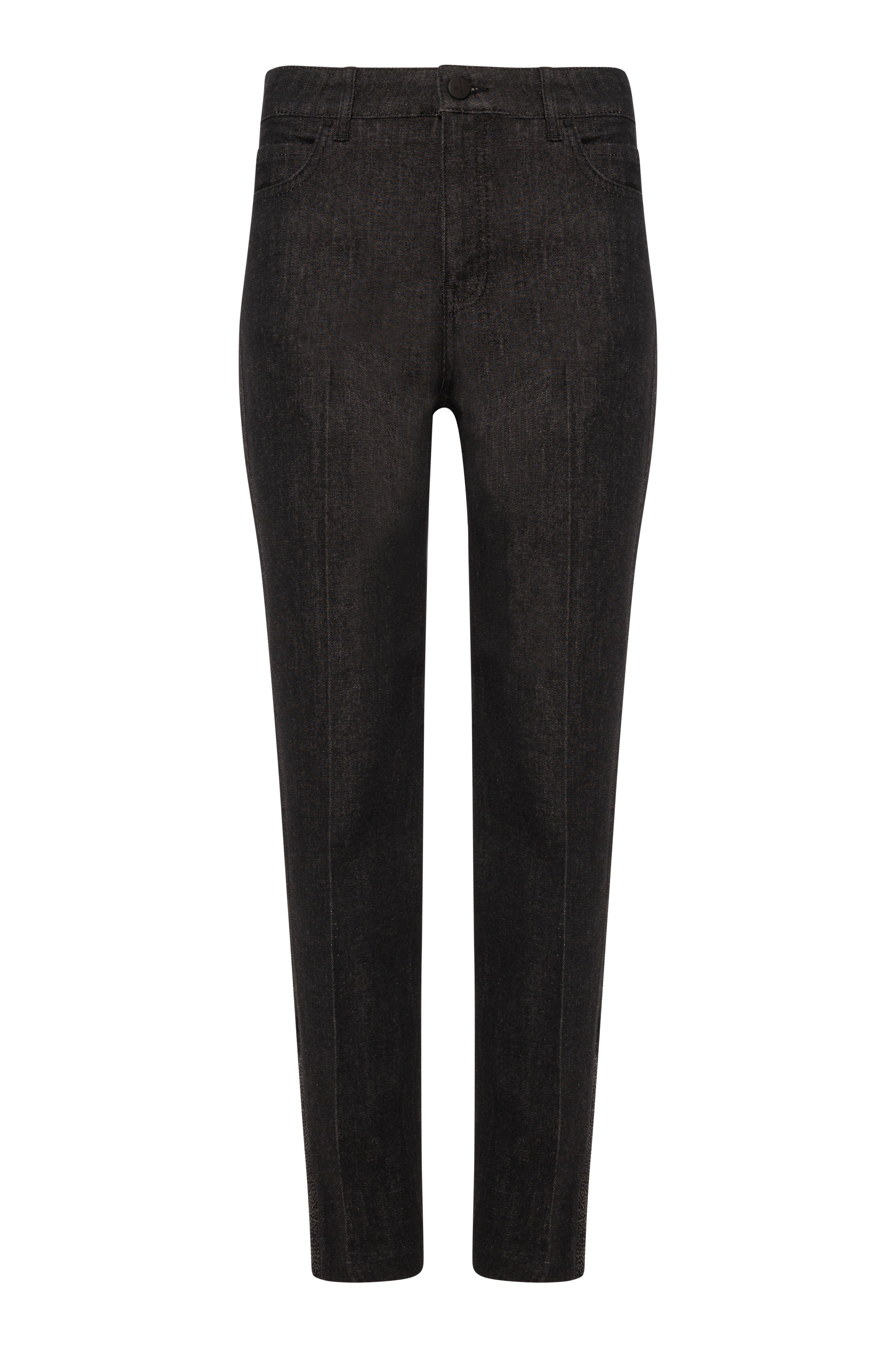 Jeans regular fit made in black denim with rince wash Fracomina FR26WV2022D46001-K01-1