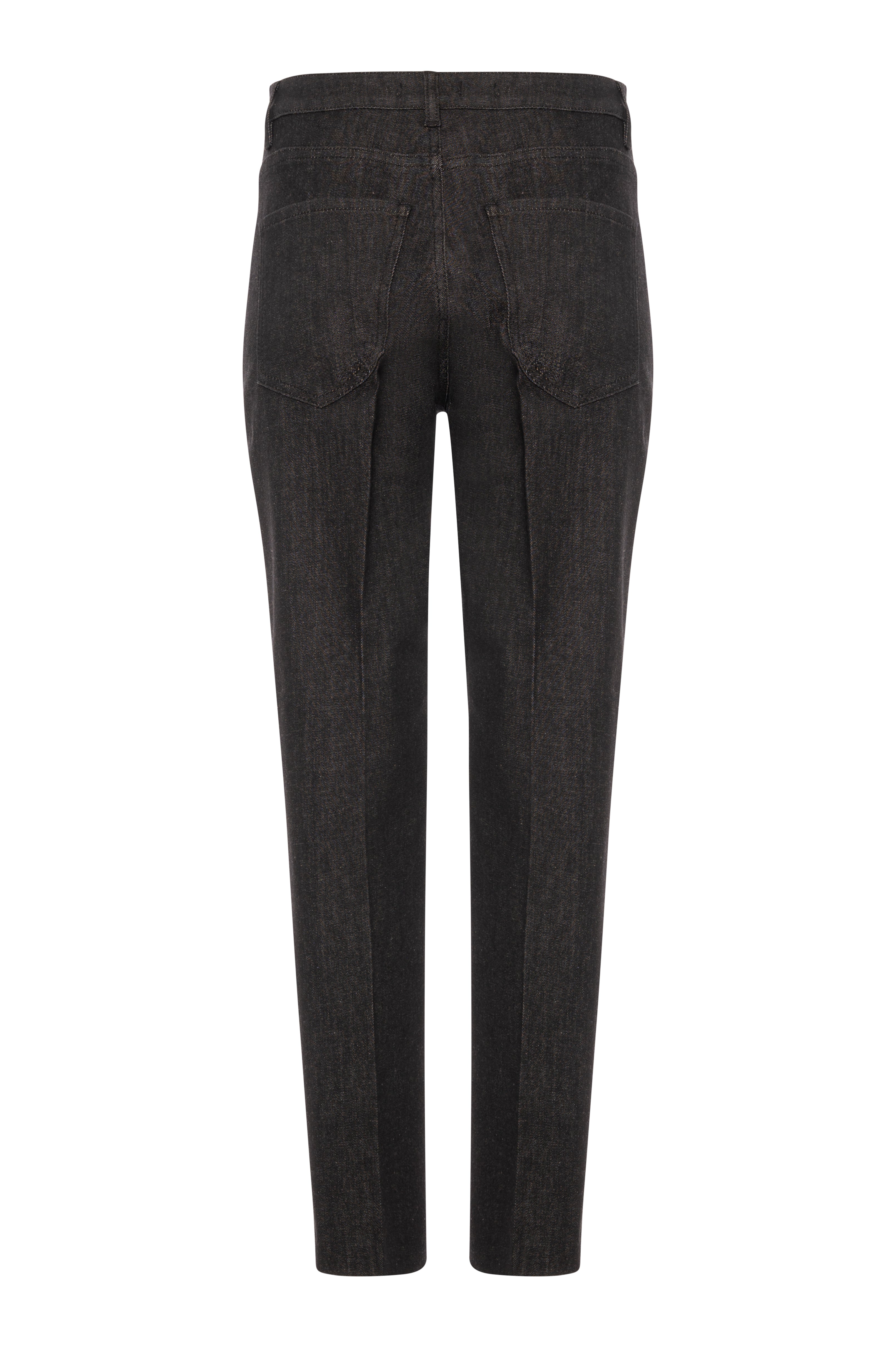 Jeans regular fit made in black denim with rince wash Fracomina FR26WV2022D46001-K01-2