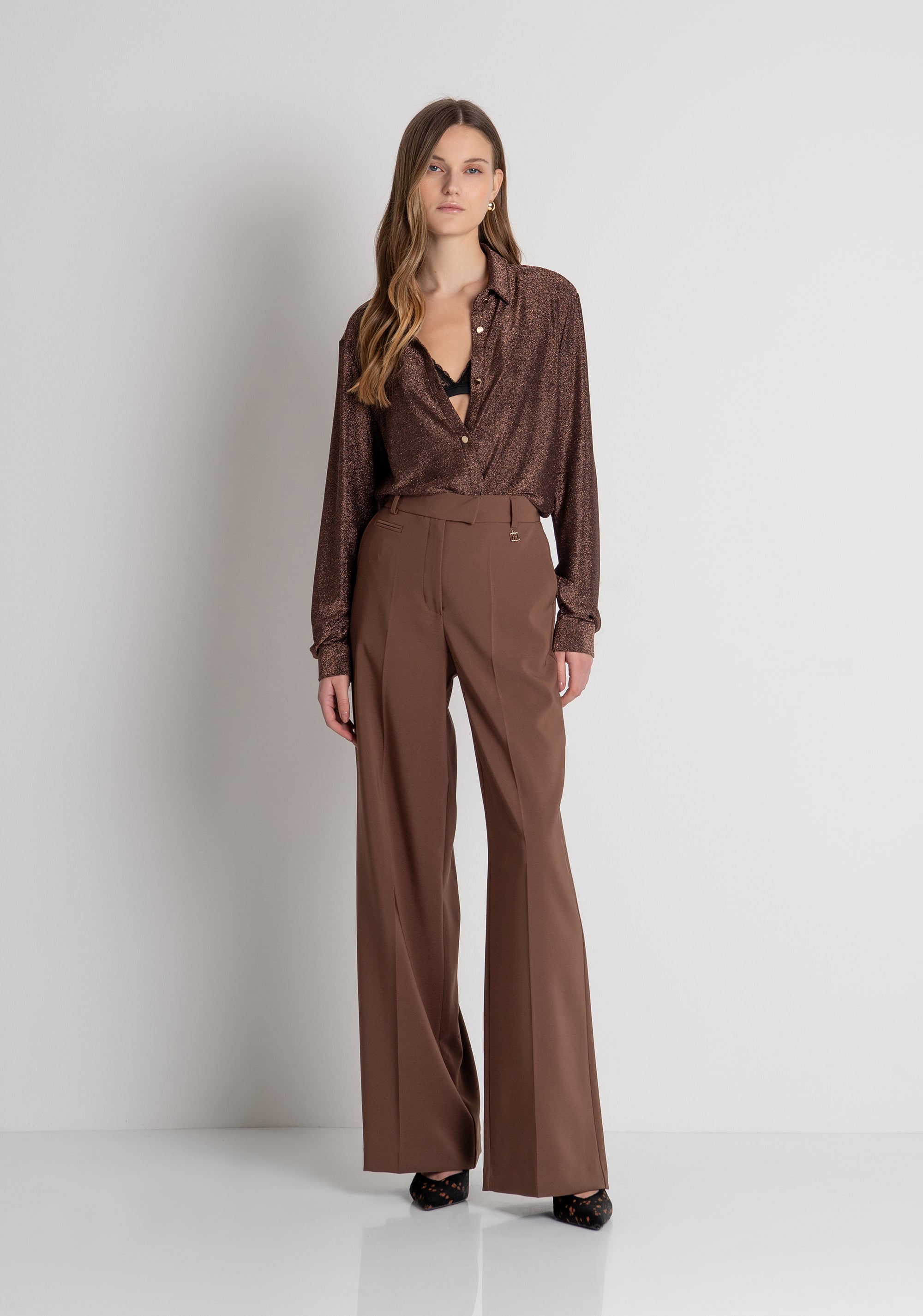 Pant flare with regular waist Fracomina FR26WV3002W42901-149-2
