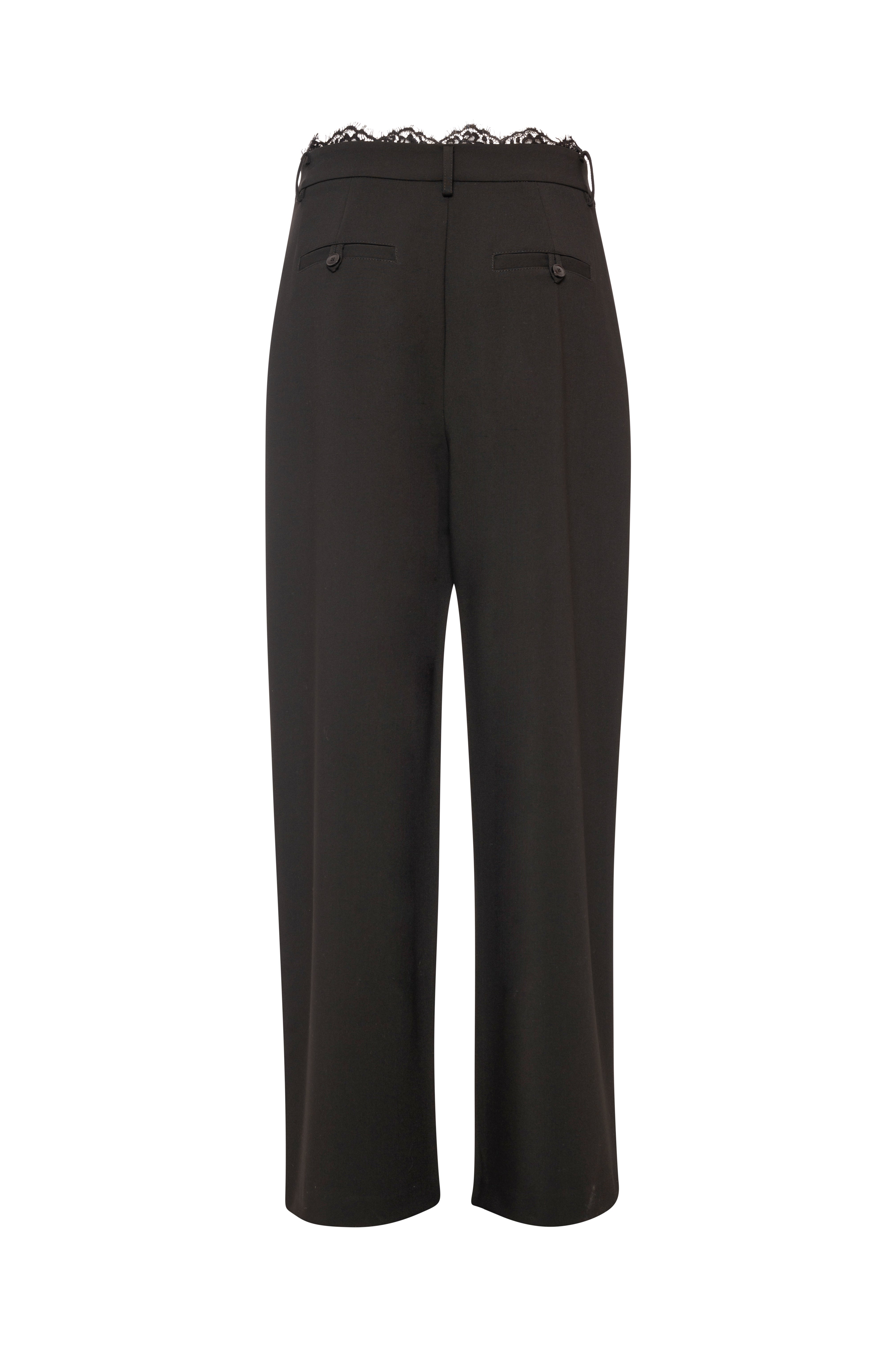 Carrot pant with lace details Fracomina FR26WV3005W84901-K01-2