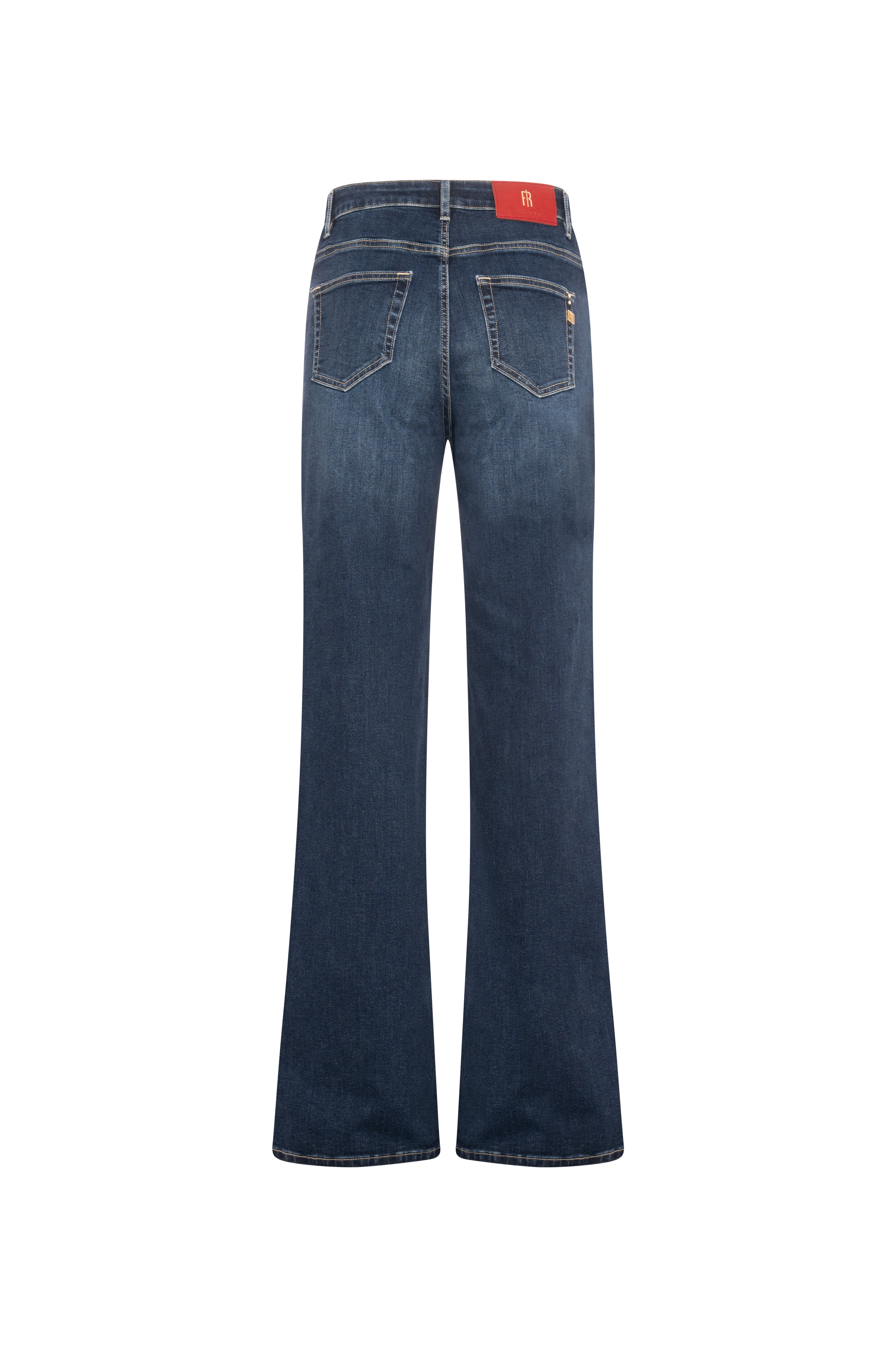 Jeans flare made in denim with middle wash Fracomina FR26WV3015D460G1-K60-3