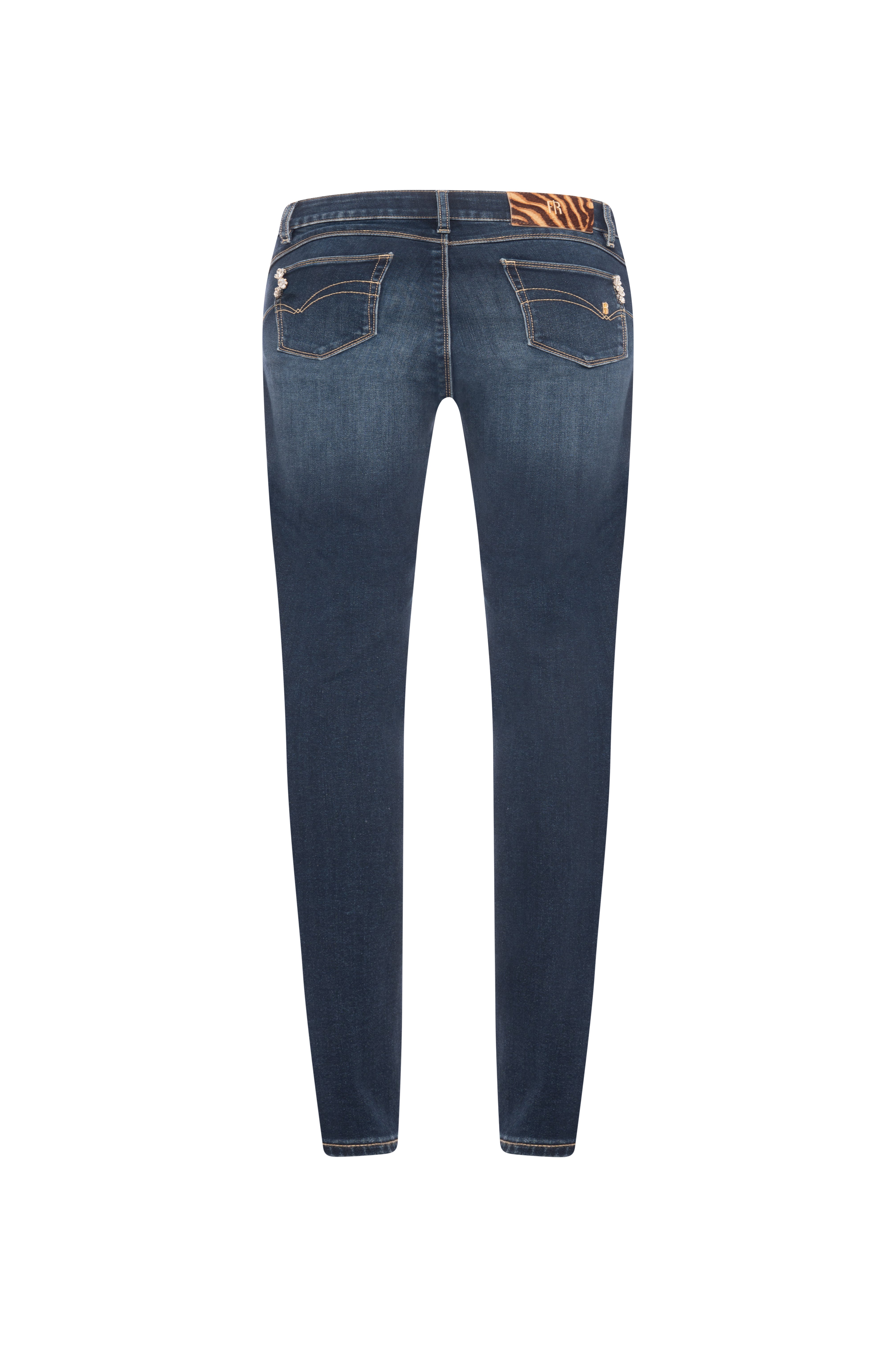 Jeans slim fit made in denim with middle wash Fracomina FR26WV8000D46401-K60-3