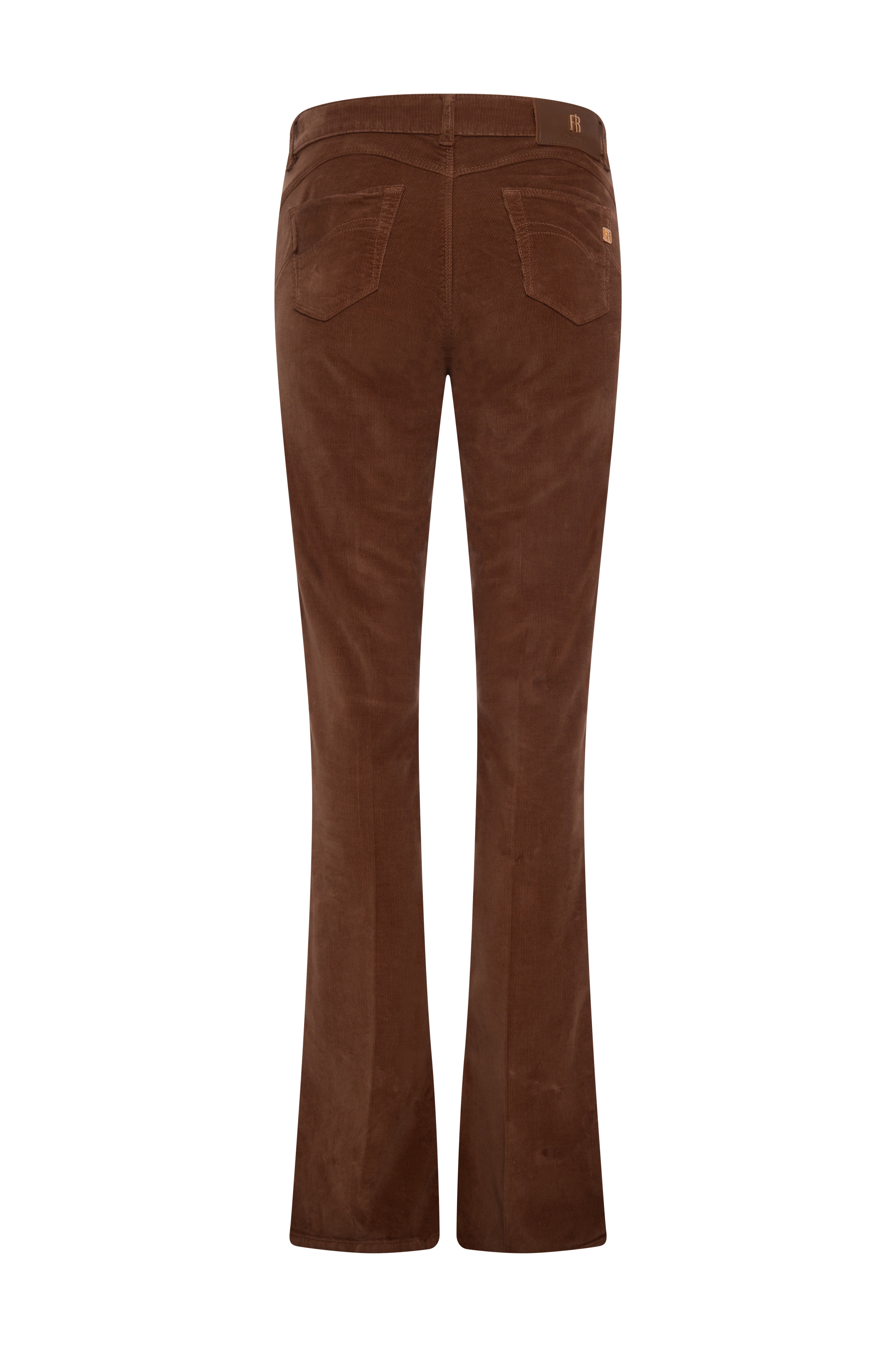 Bootcut pant made in needlecord velvet Fracomina FR26WV8020W56901-KG3-3