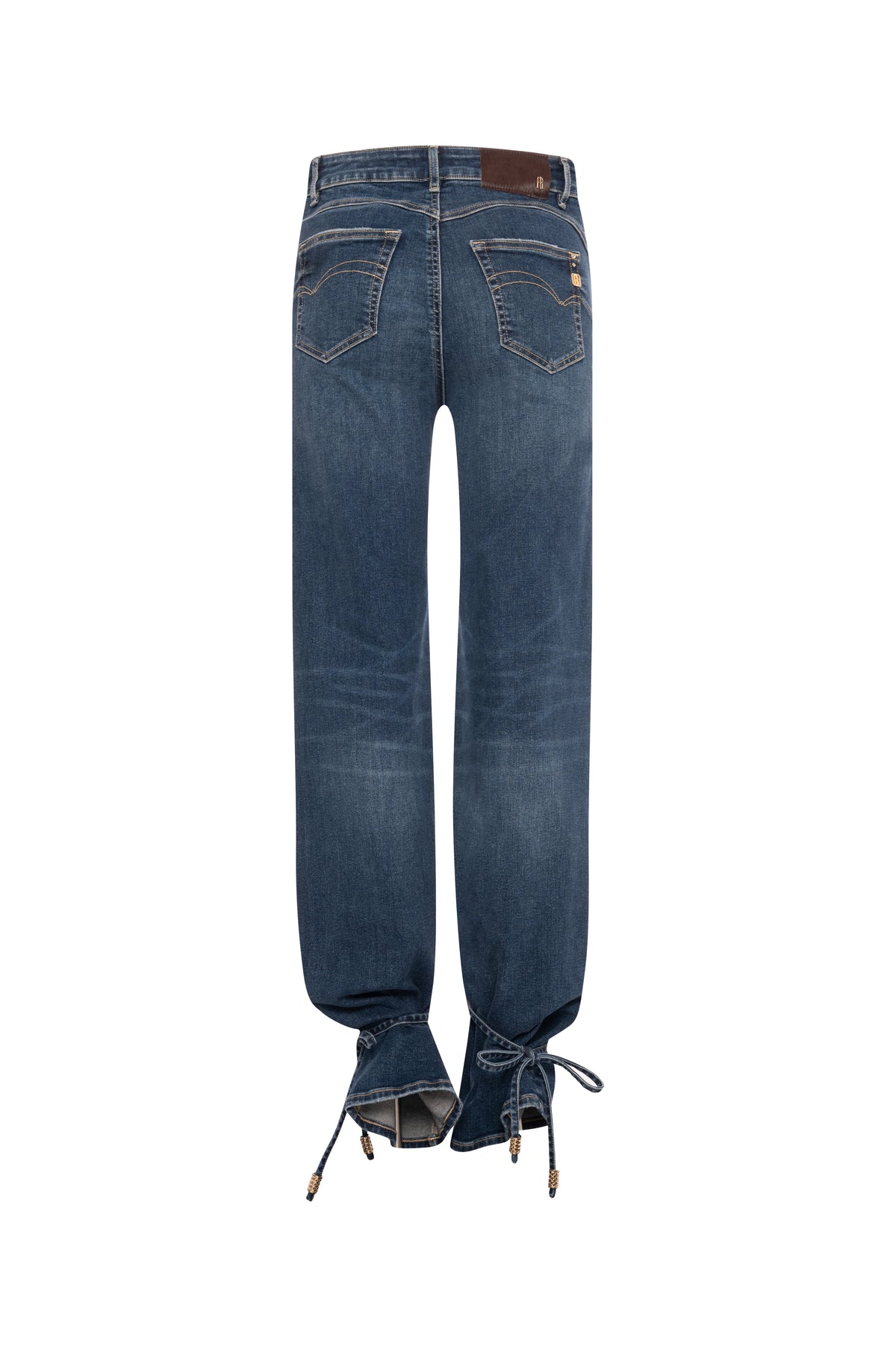 Jeans straight line made in denim with middle wash Fracomina FR26WV8050D46002-KG1-3