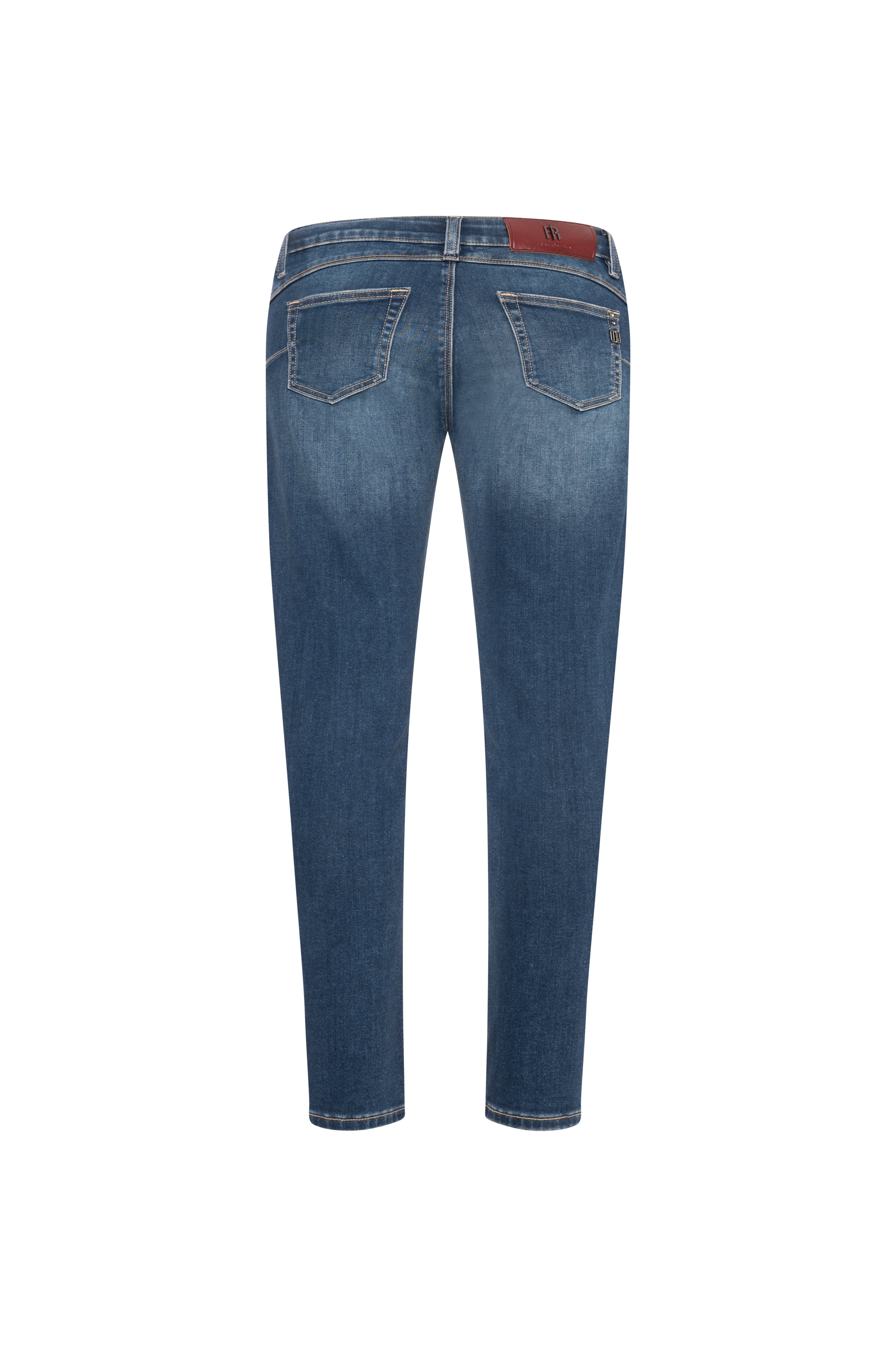 Jeans slim fit made in denim with push-up effect and middle wash Fracomina FR26WV9002D46402-KG1-3