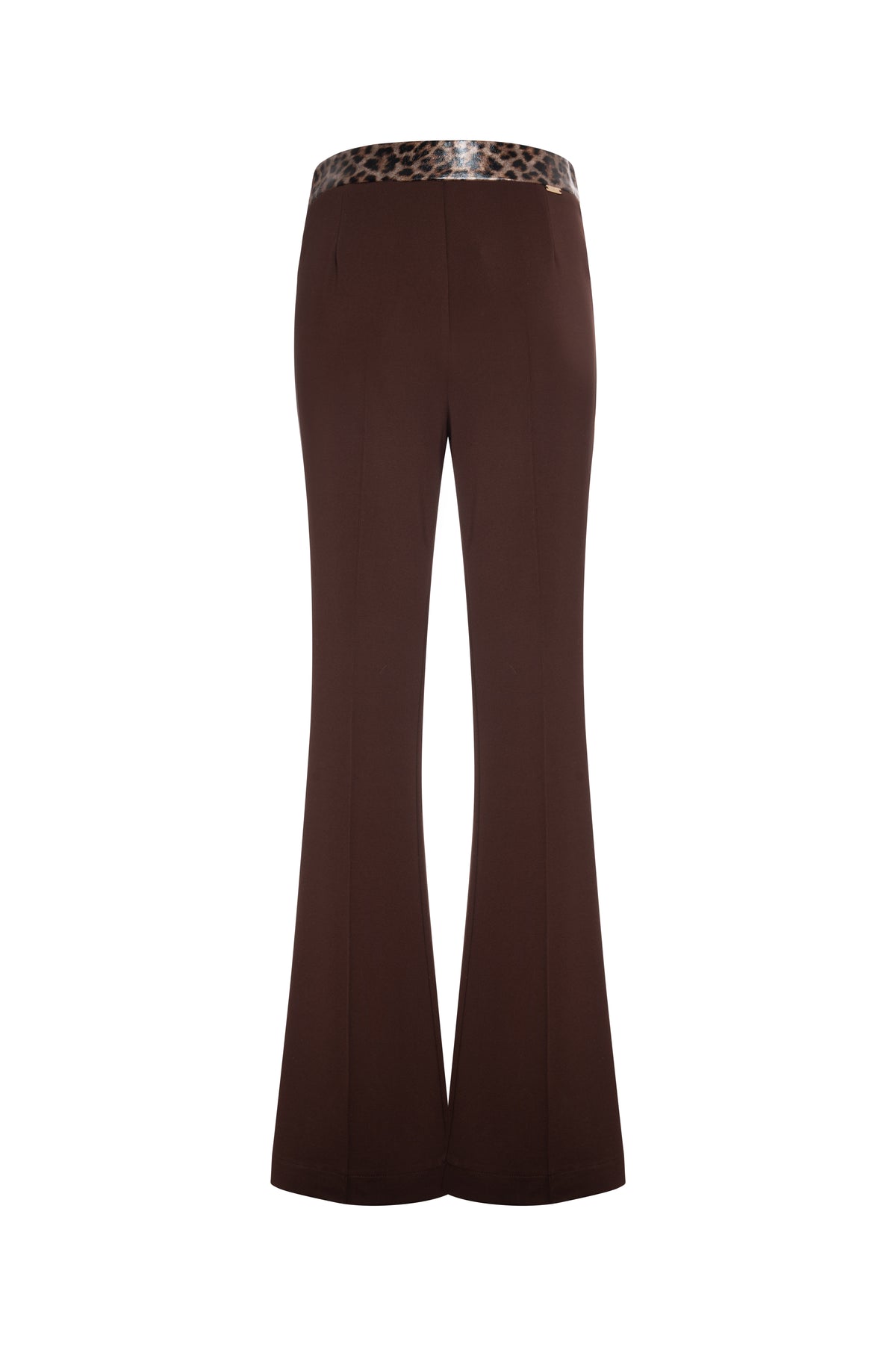 Bootcut pant with animalier details Fracomina FR26WVA007W68601-K06-2