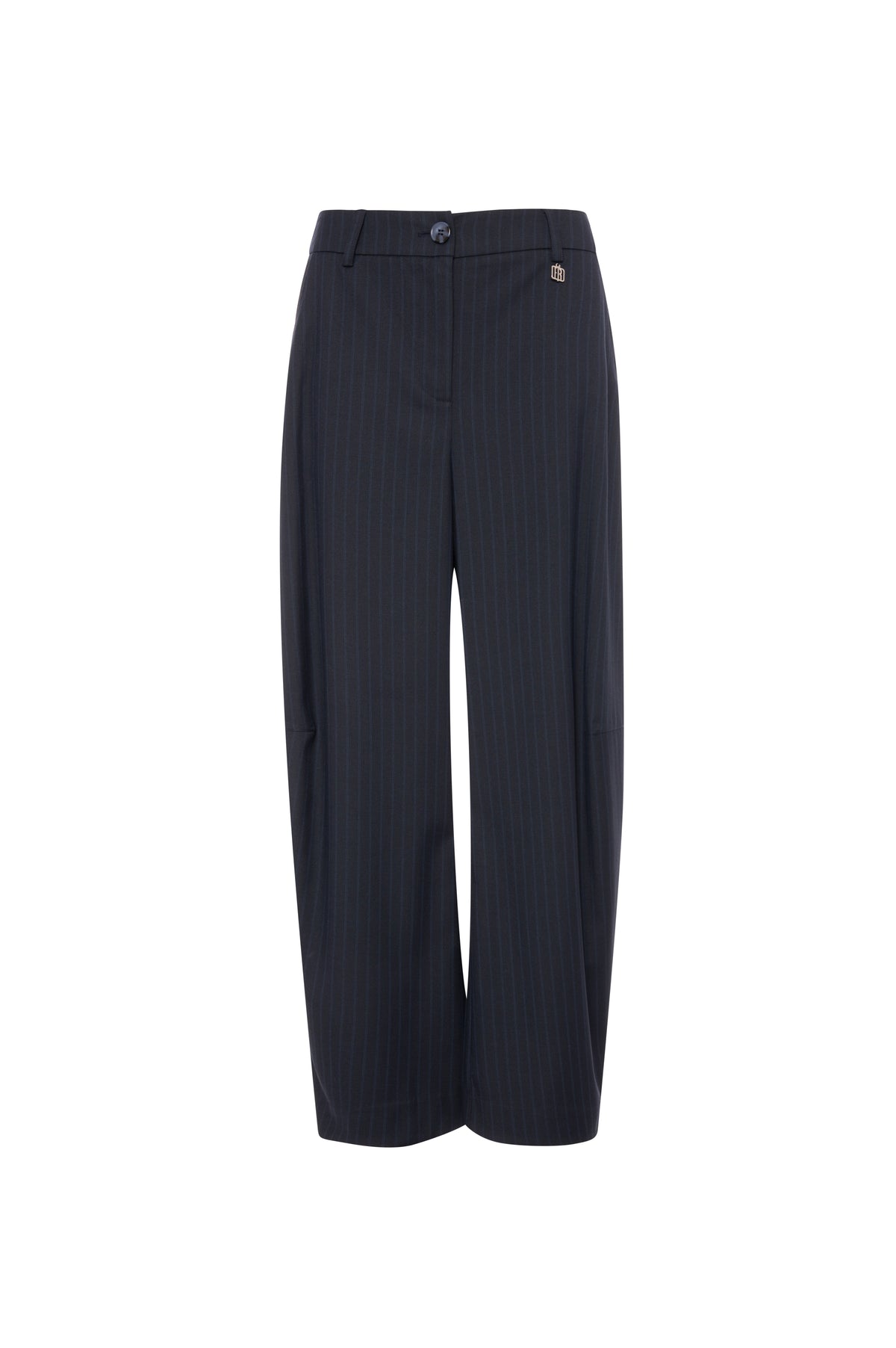 Jeans carrot balloon fit made in pinstriped fabric Fracomina FR26WVD011W459D4-K60-1