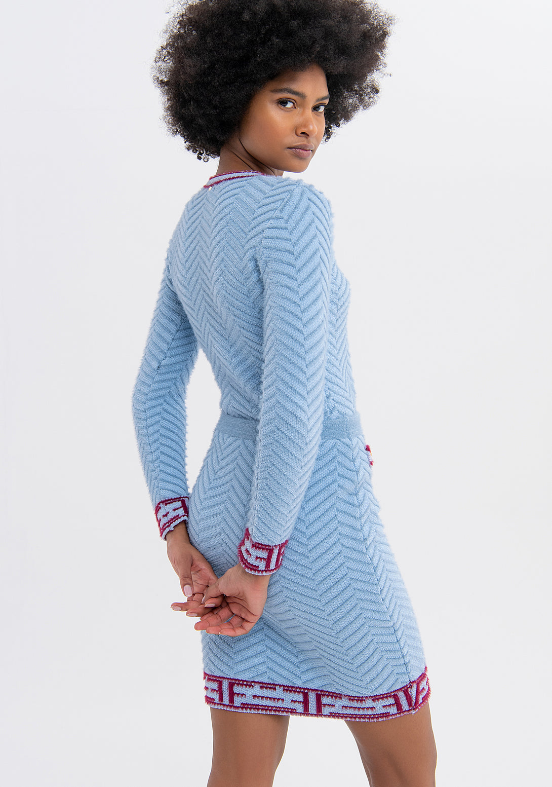 Knitted skirt slim fit Fracomina FS23WG4003K521J1-R81-5
