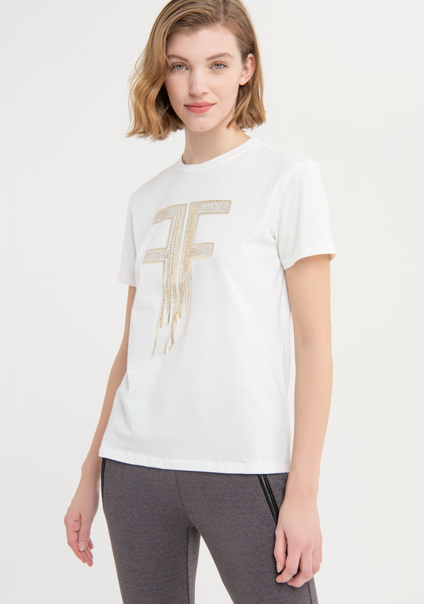 T-shirt regular fit made in stretch cotton jersey Fracomina FS23WT3002J401N5-278-1_93c79f03-644b-4341-b0ef-3f7cda830500