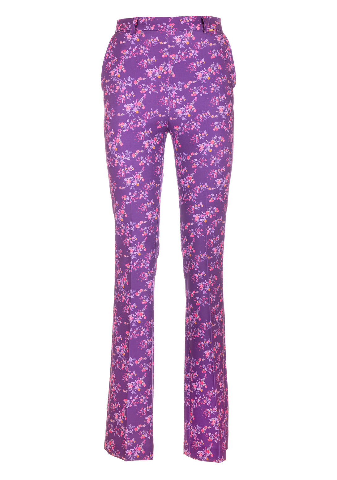 Pant bootcut with flowery pattern Fracomina FS23WVA004W429N4-R88-1