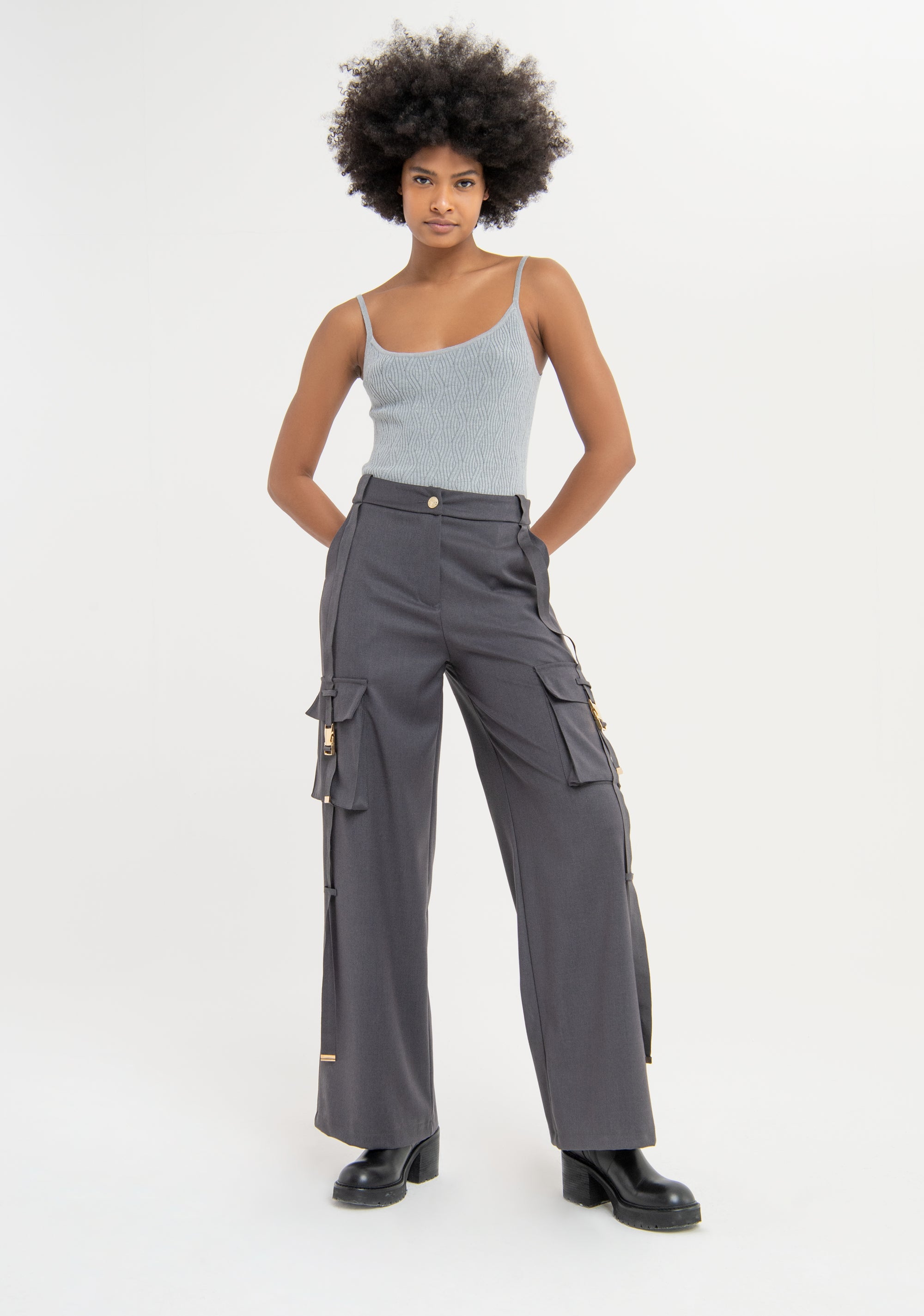 Cargo palazzo pant Fracomina FS23WVC002W56101-156-1