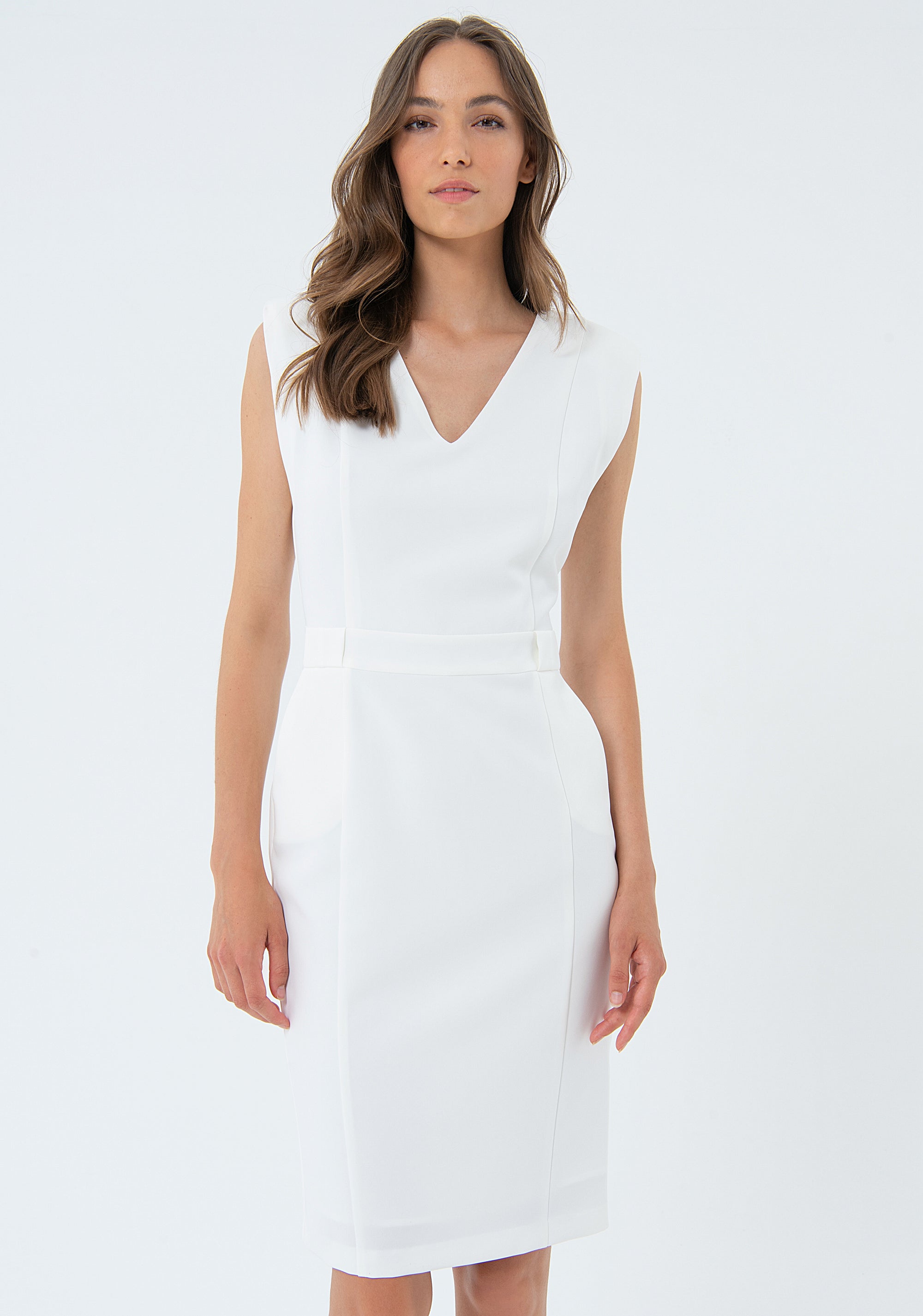 Mini dress slim fit made in crèpe Fracomina FS24SD1002W42901-278-1