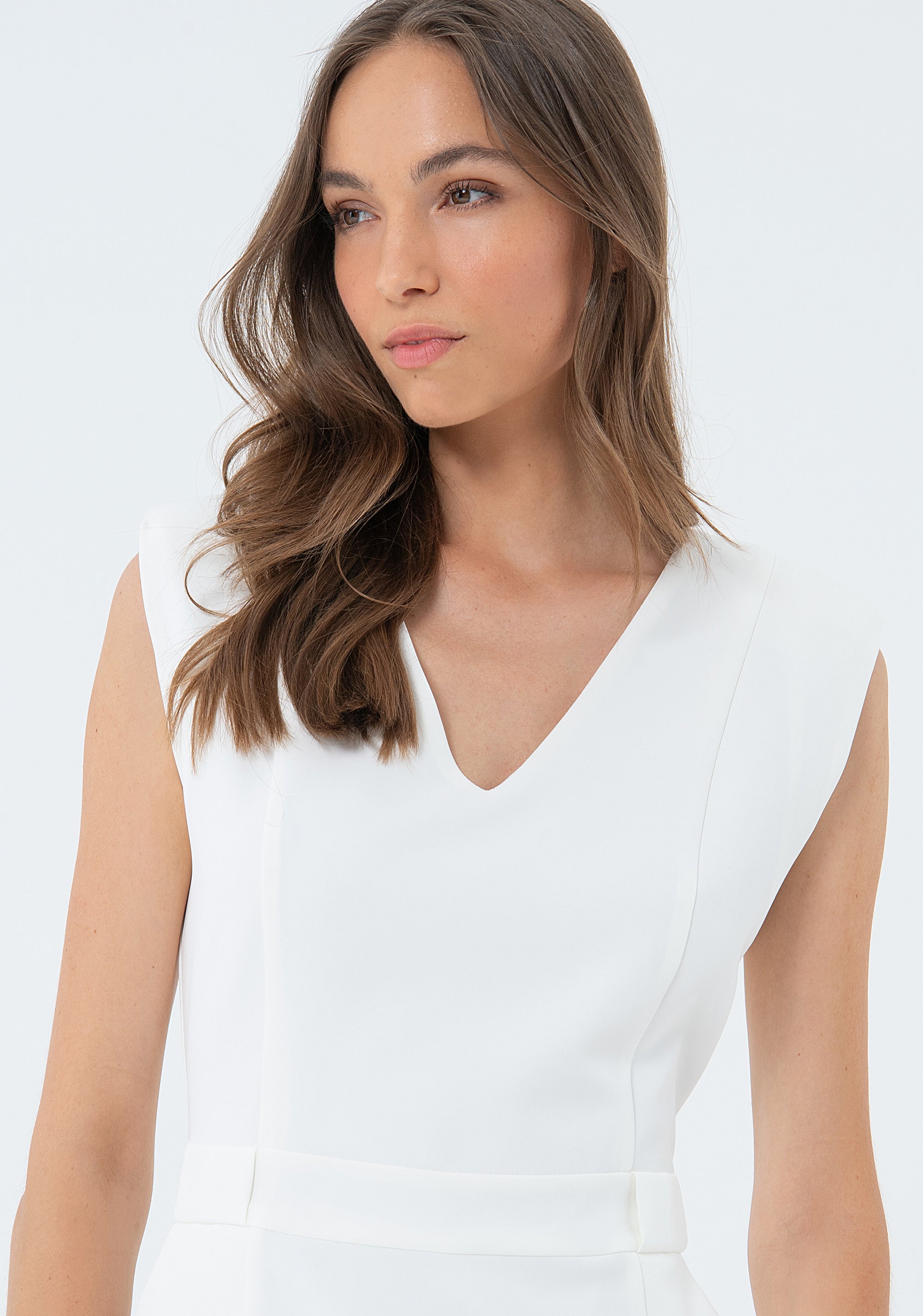 Mini dress slim fit made in crèpe Fracomina FS24SD1002W42901-278-2