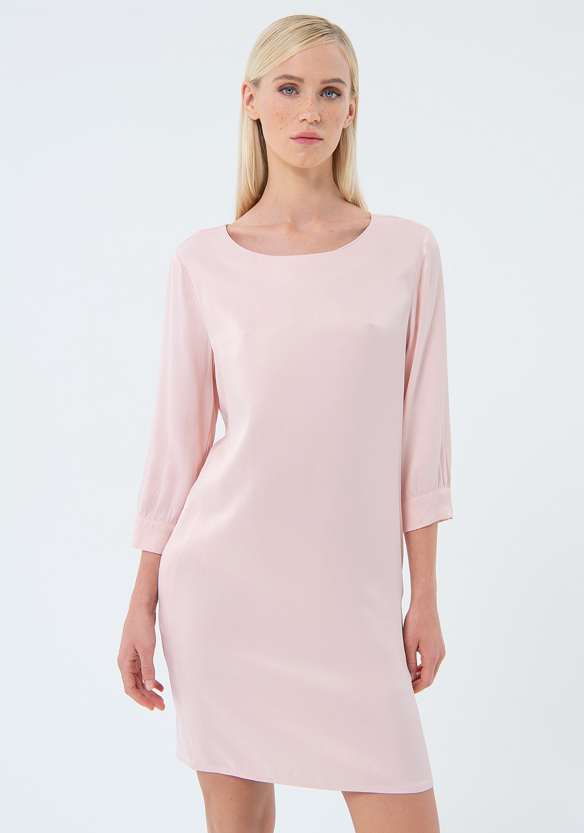Dress straight fit made in viscose Fracomina FS24SD1021W65101-183-2