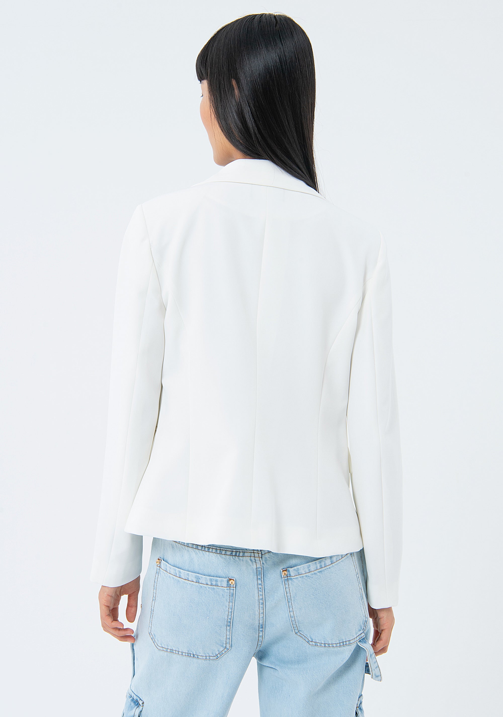 Blazer regular fit double breasted made in technical fabric Fracomina FS24SJ2002W42901-278-4