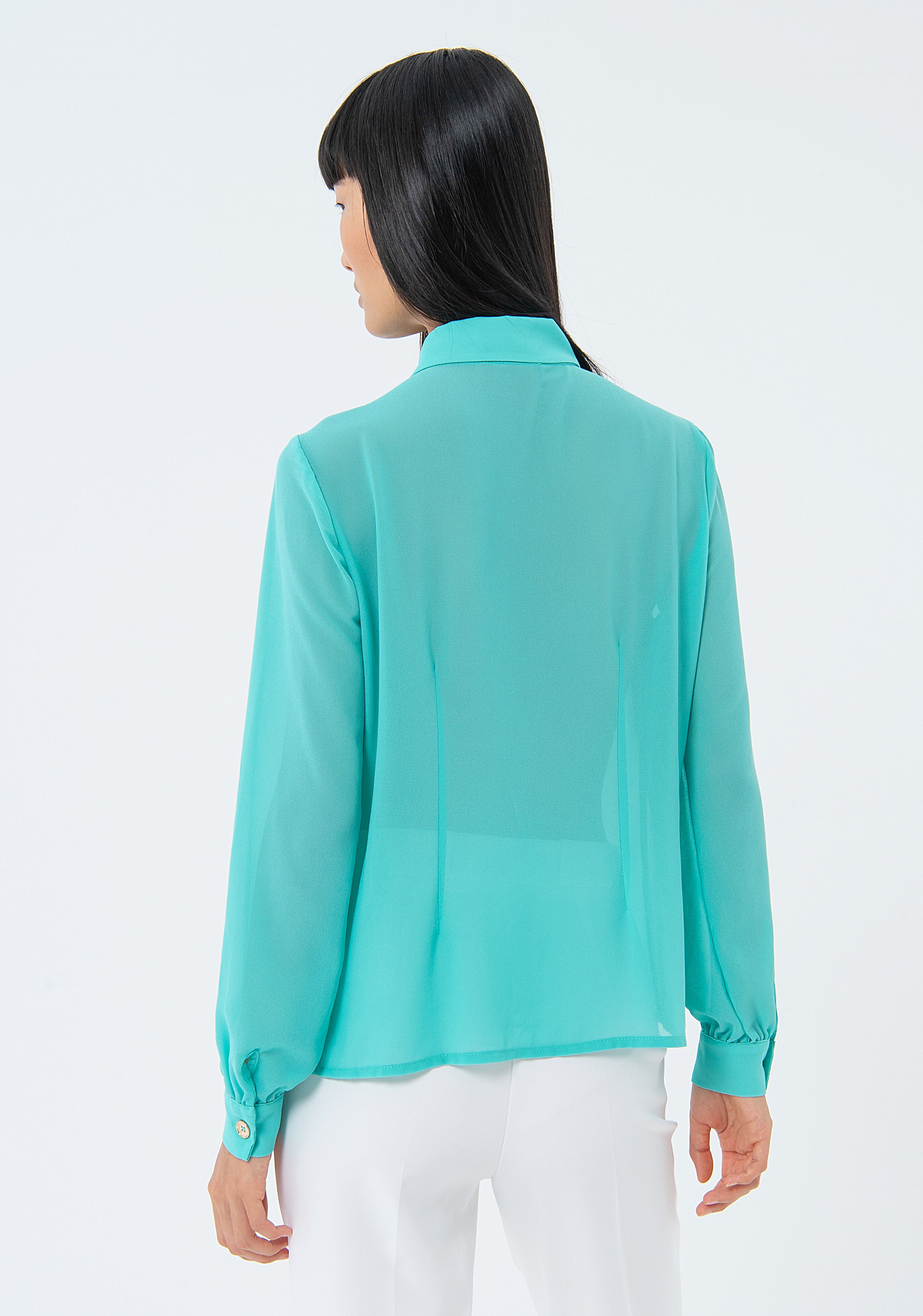 Shirt regular fit made in georgette Fracomina FS24ST6004W41201-268-4