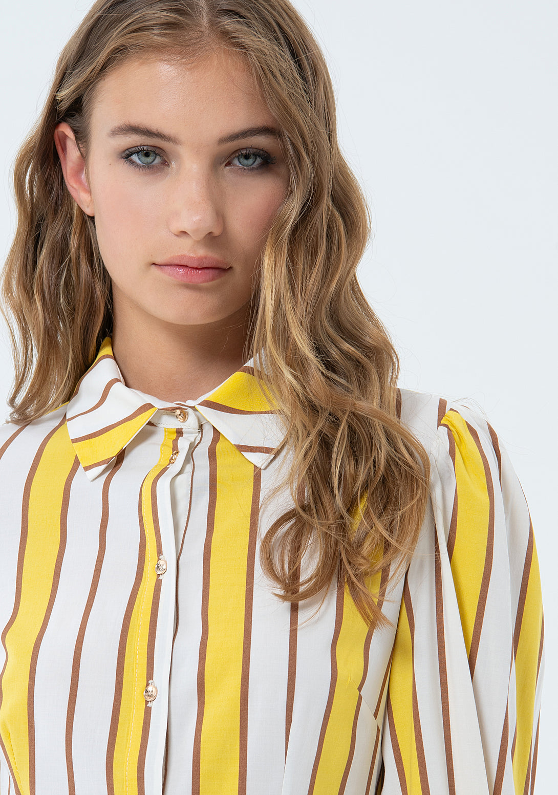 Shirt regular fit with stripes Fracomina FS24ST6006W620N8-Q88-2