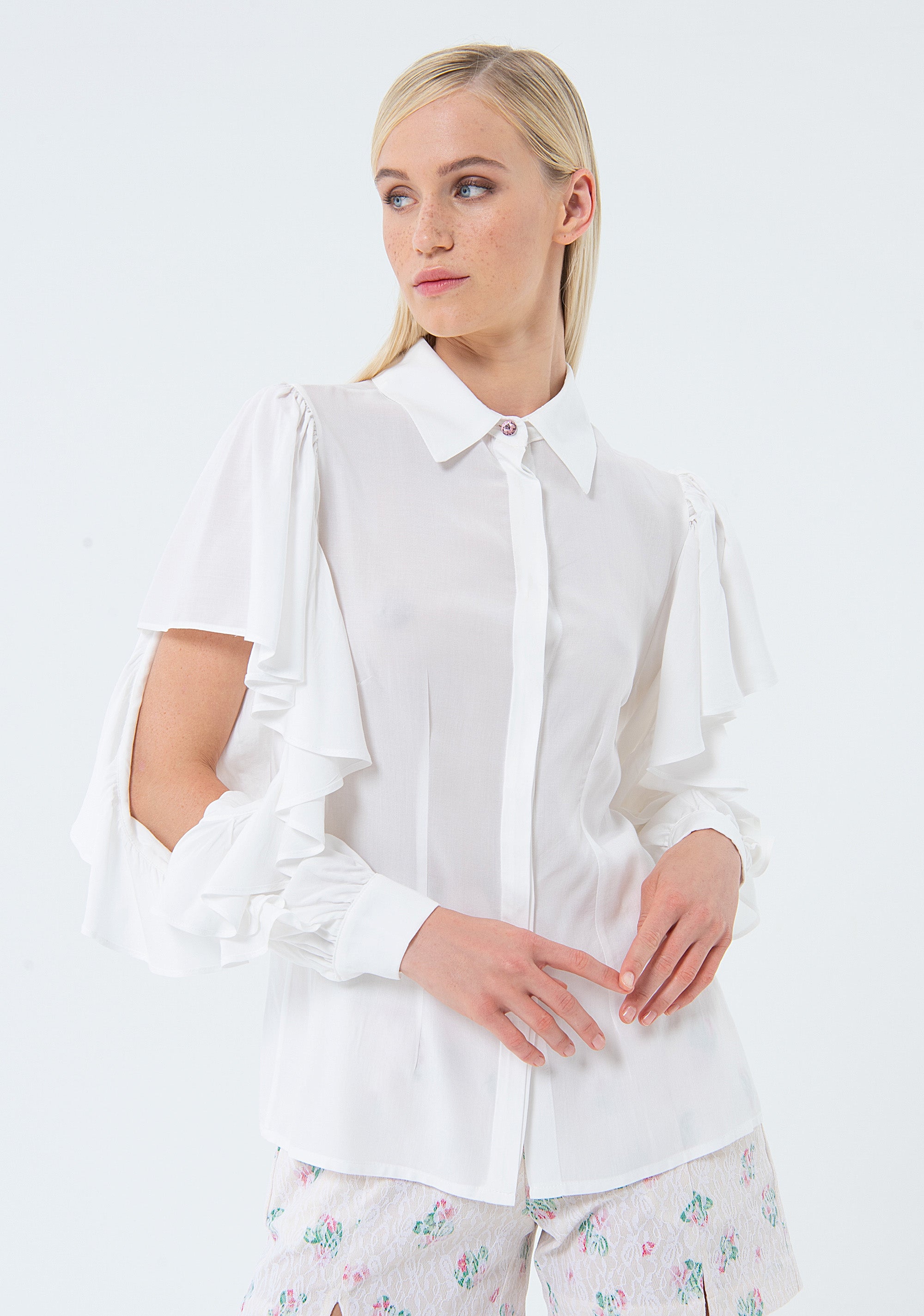 Shirt regular fit made in viscose Fracomina FS24ST6009W62001-472-1