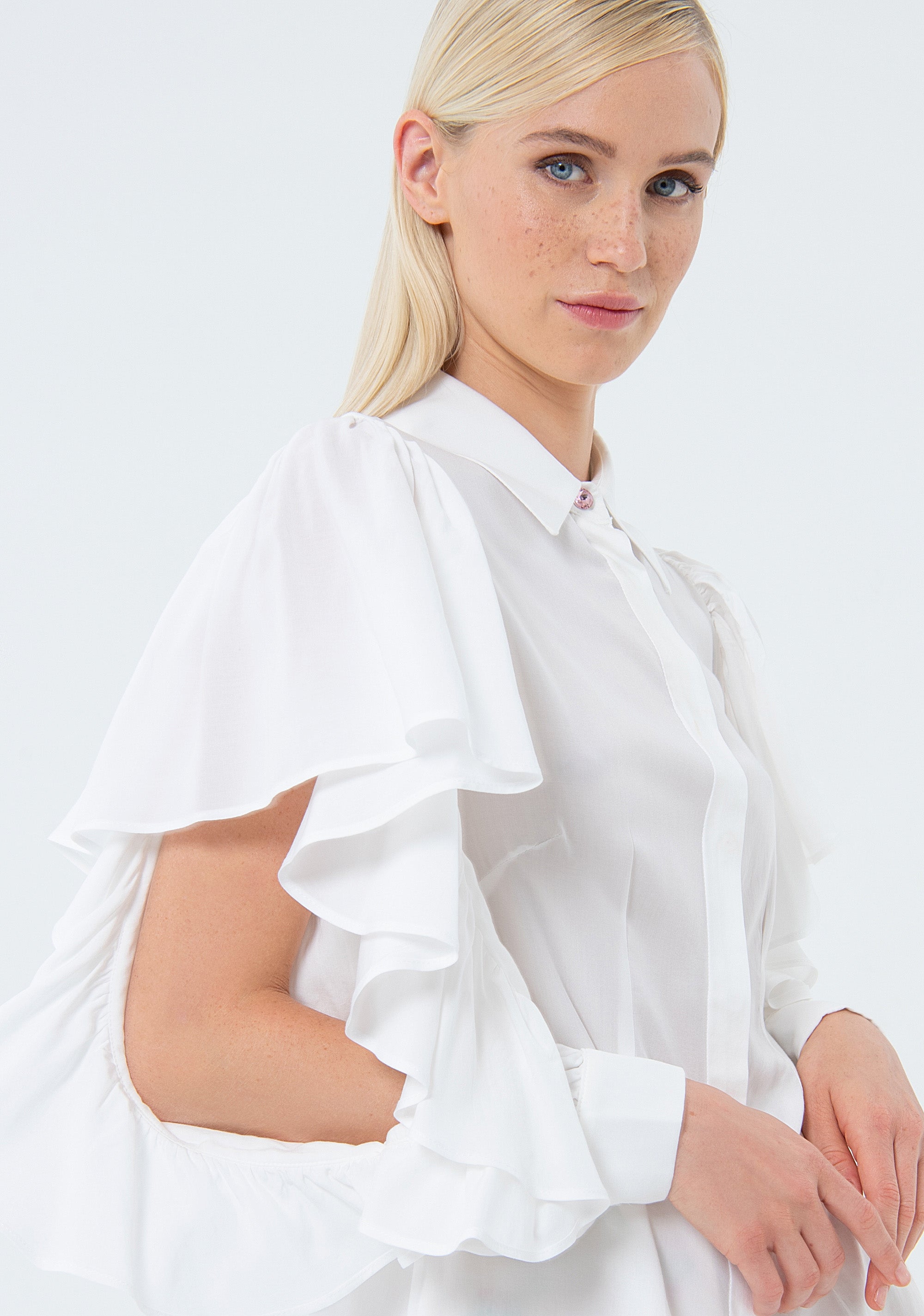 Shirt regular fit made in viscose Fracomina FS24ST6009W62001-472-3