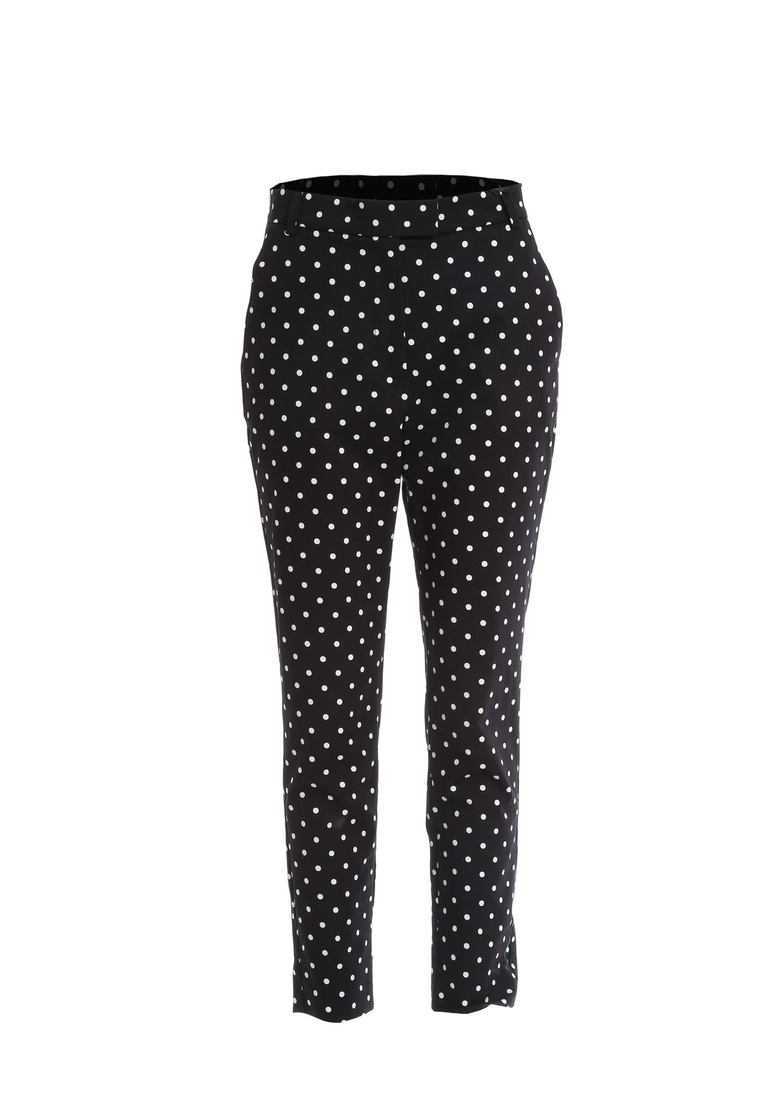 Pant slim fit with polka dots pattern
